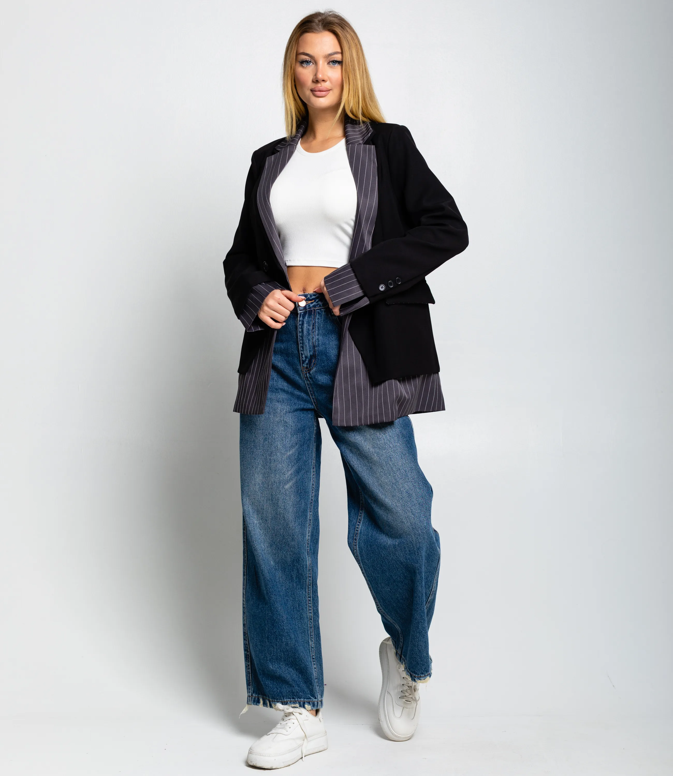 Пиджак #КТ926 (4), чёрный - фото 4