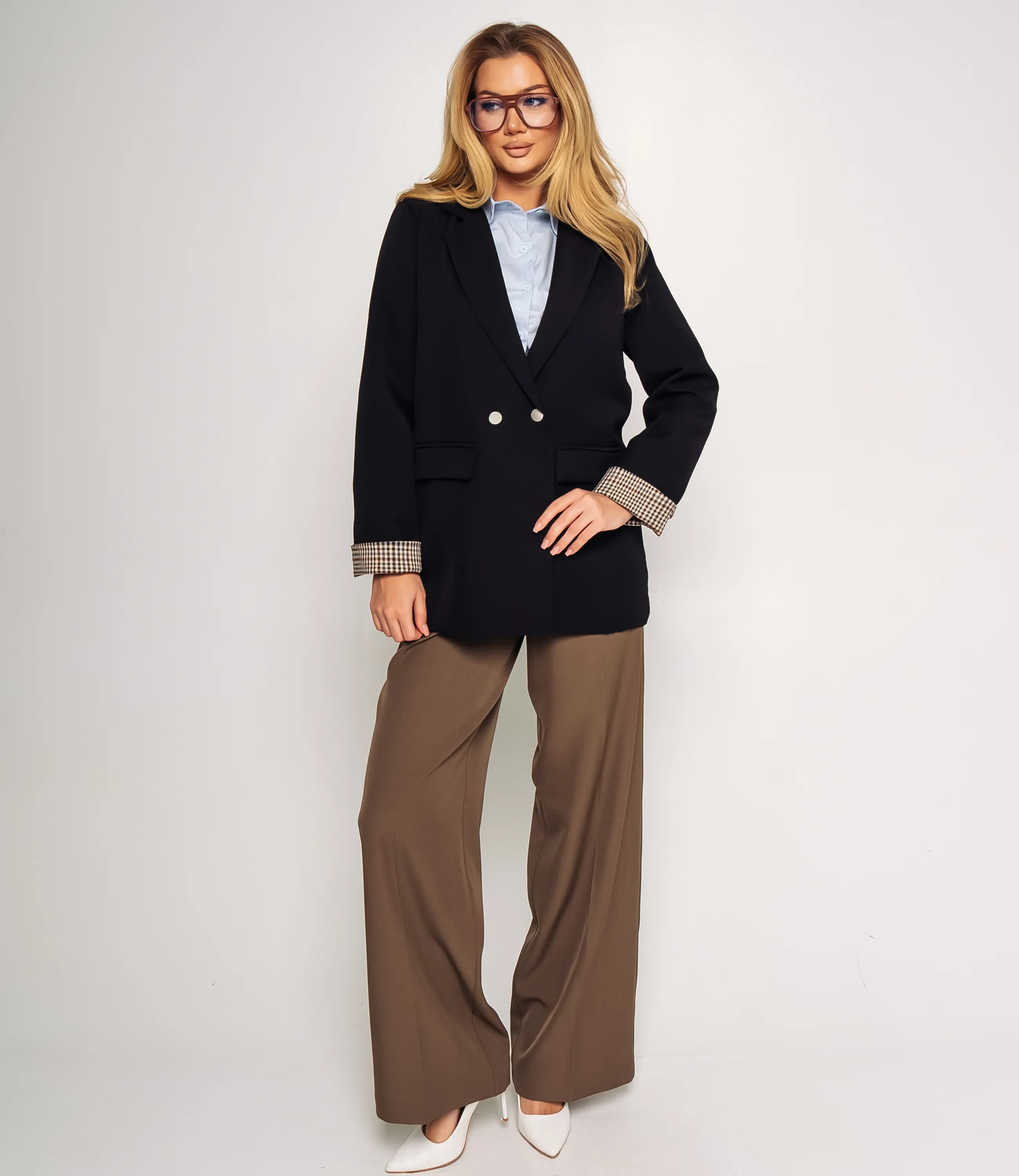 Пиджак #КТ8151 (1), чёрный - фото 4