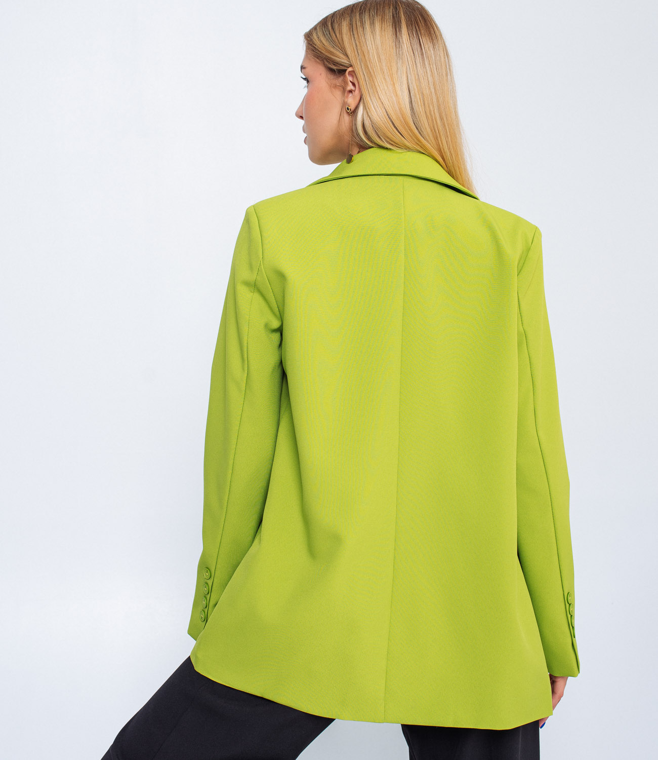 Пиджак #БШ1541, светло-зеленый - фото 4