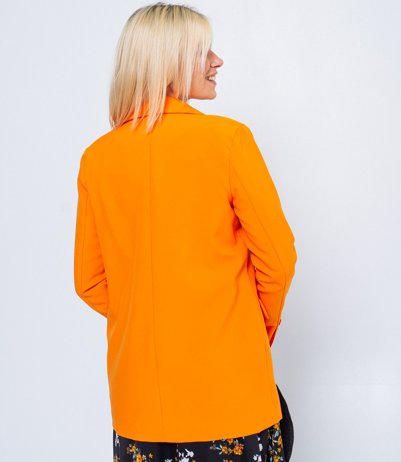 Пиджак #БШ1541, оранжевый - фото 3
