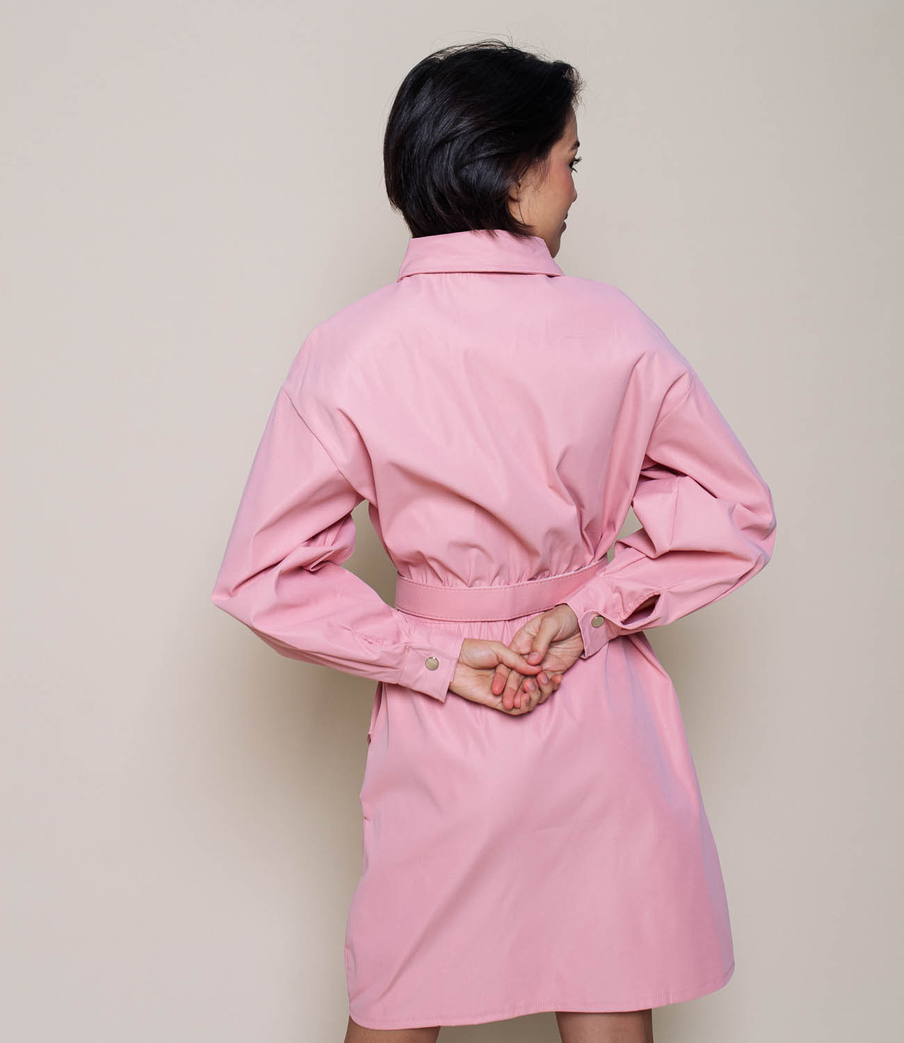 Платье #1066***, розовый - фото 2