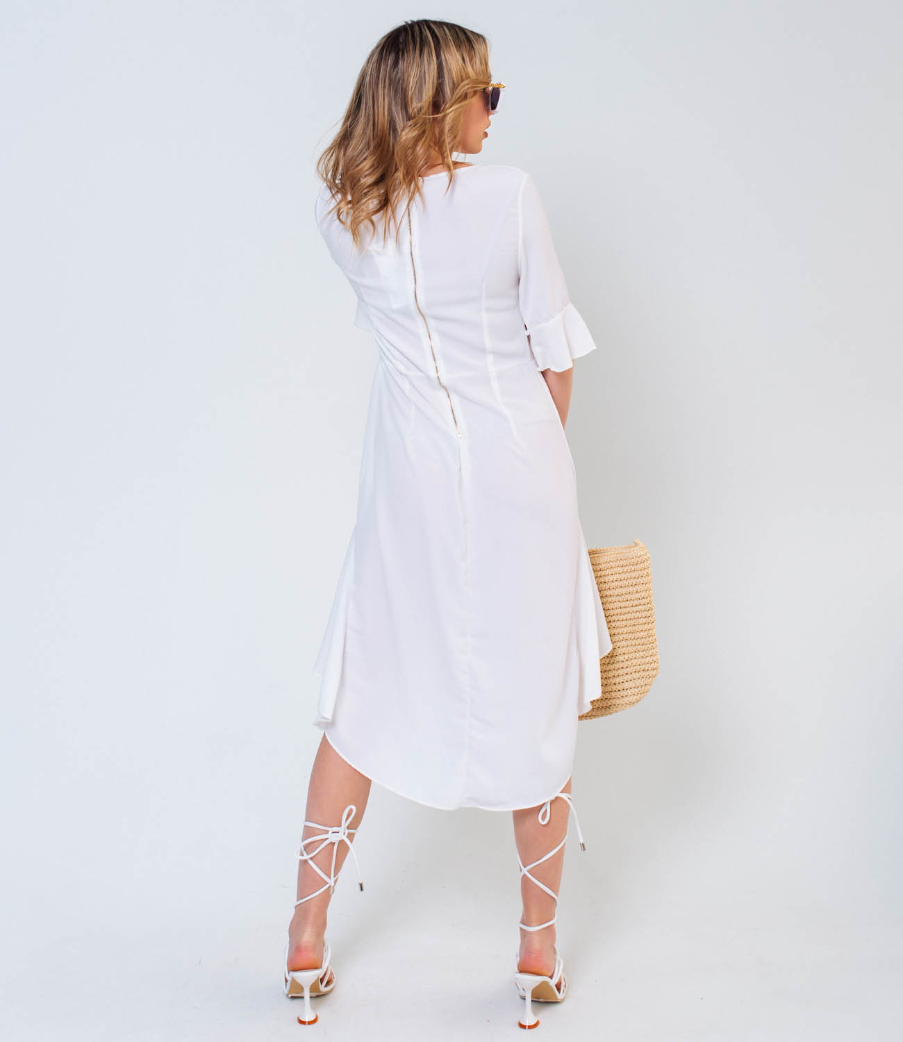 Платье #1036 (1), белый - фото 3