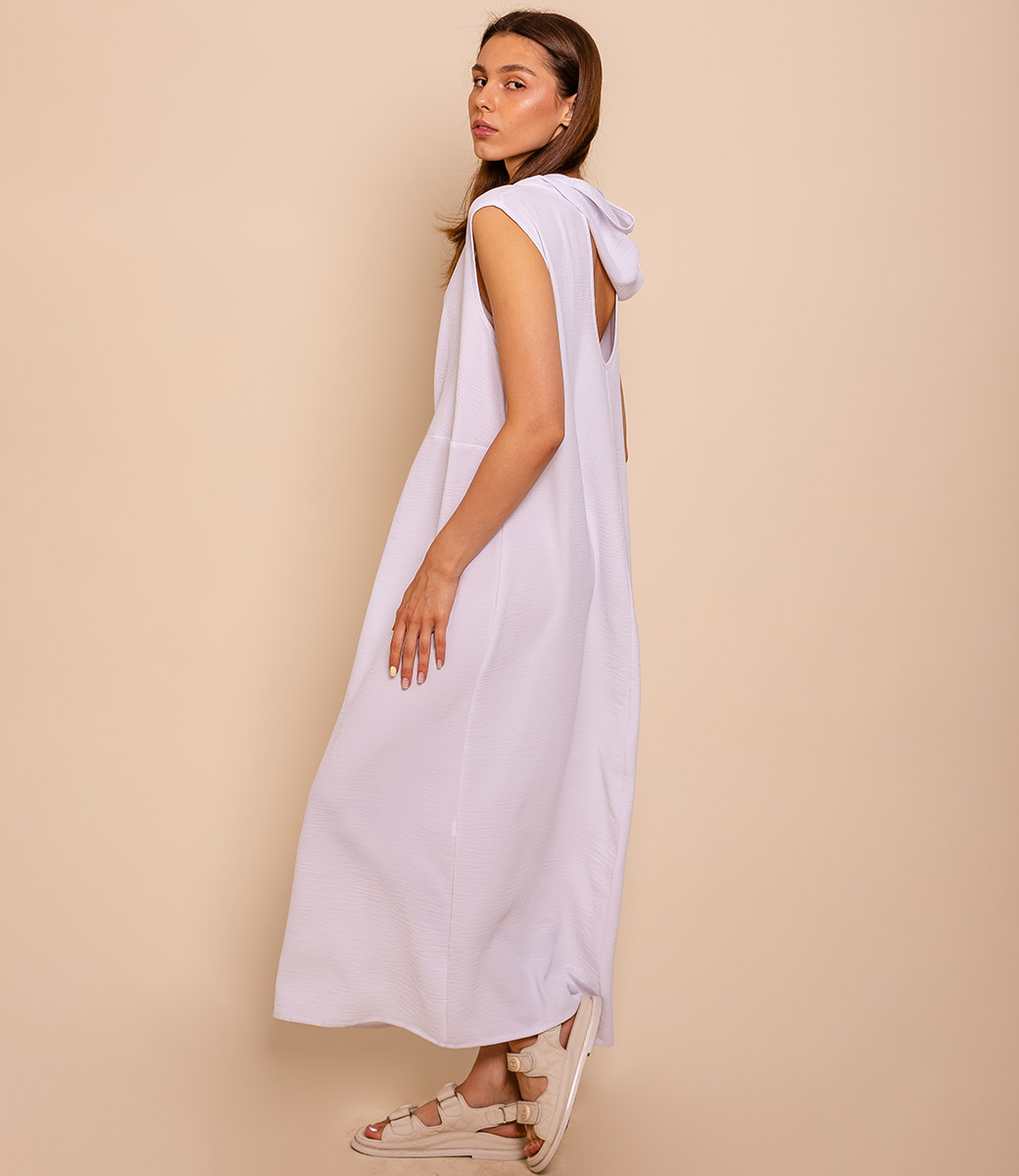 Платье #2в2121, белый - фото 2