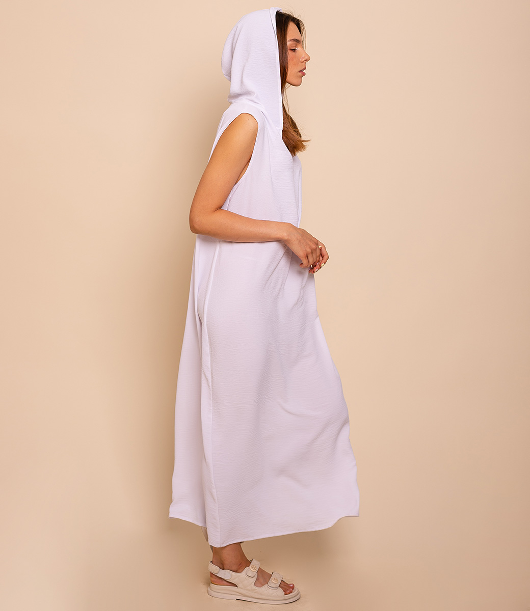 Платье #2в2121, белый - фото 4
