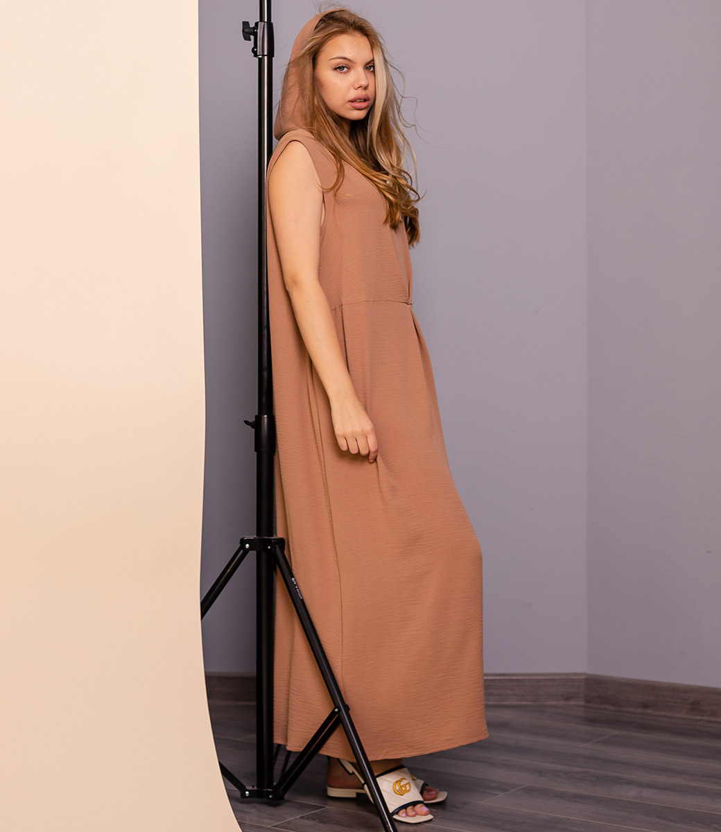 Платье #2в2121, коричневый - фото 2