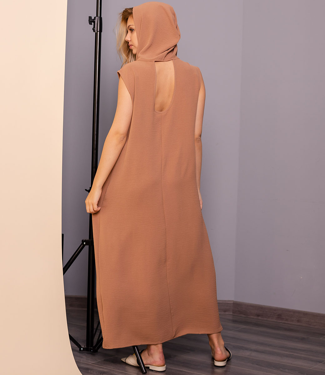 Платье #2в2121, коричневый - фото 4