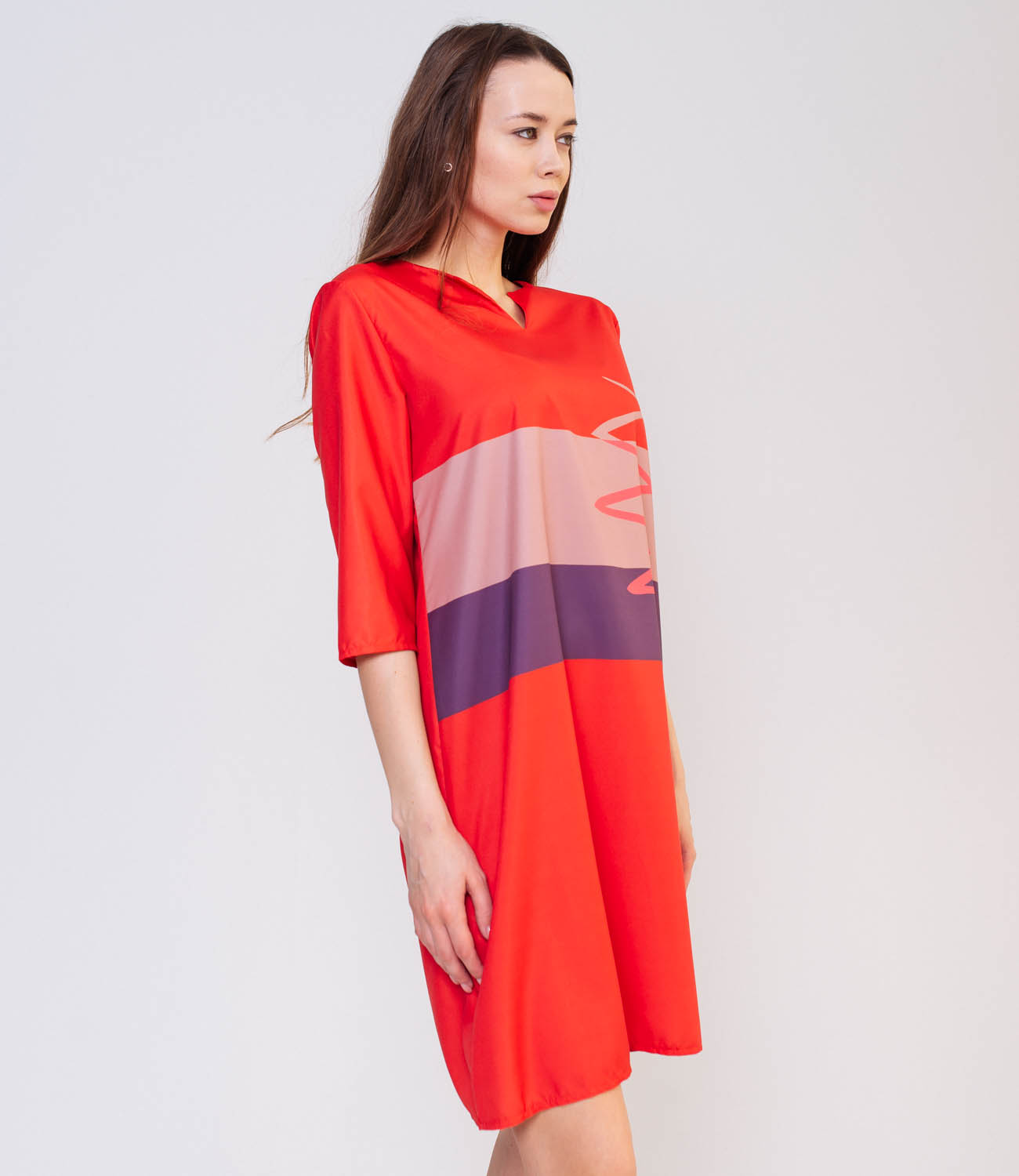 Платье #КТ60 (1), красный - фото 2