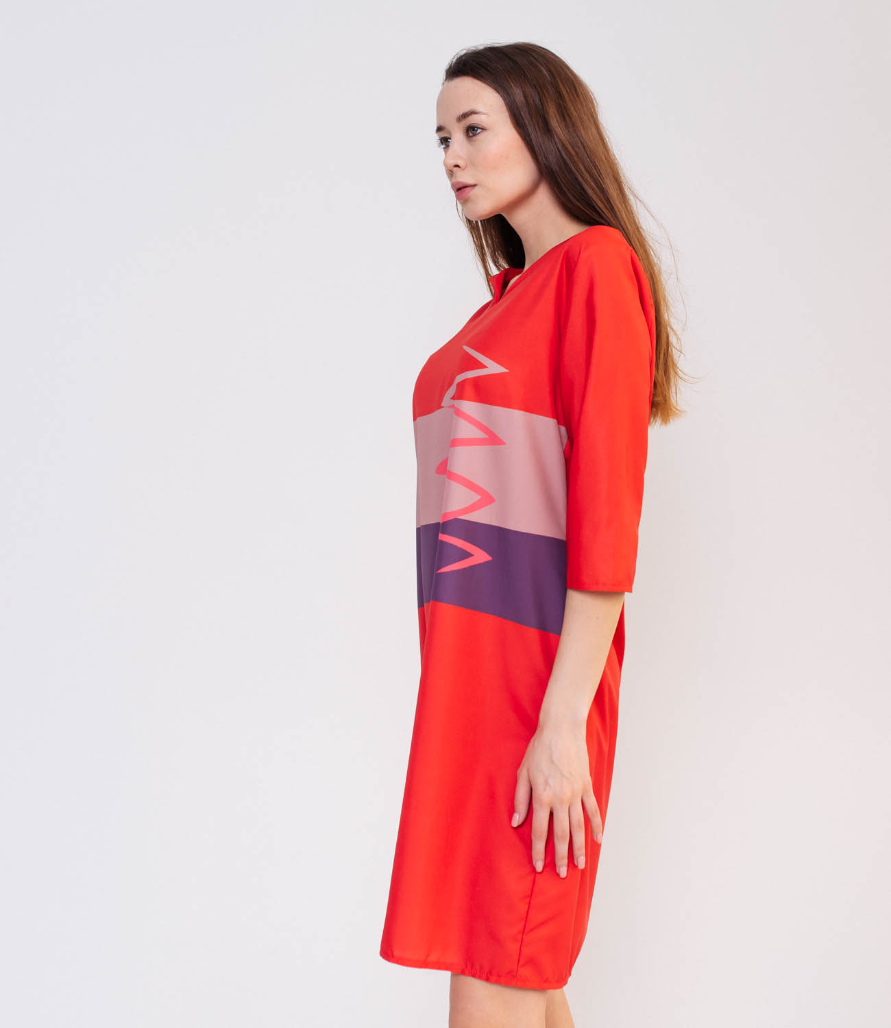 Платье #КТ60 (1), красный - фото 4