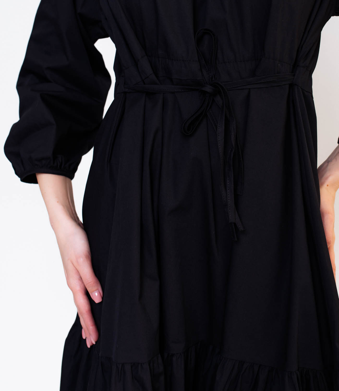 Платье #КТ8911, чёрный - фото 5
