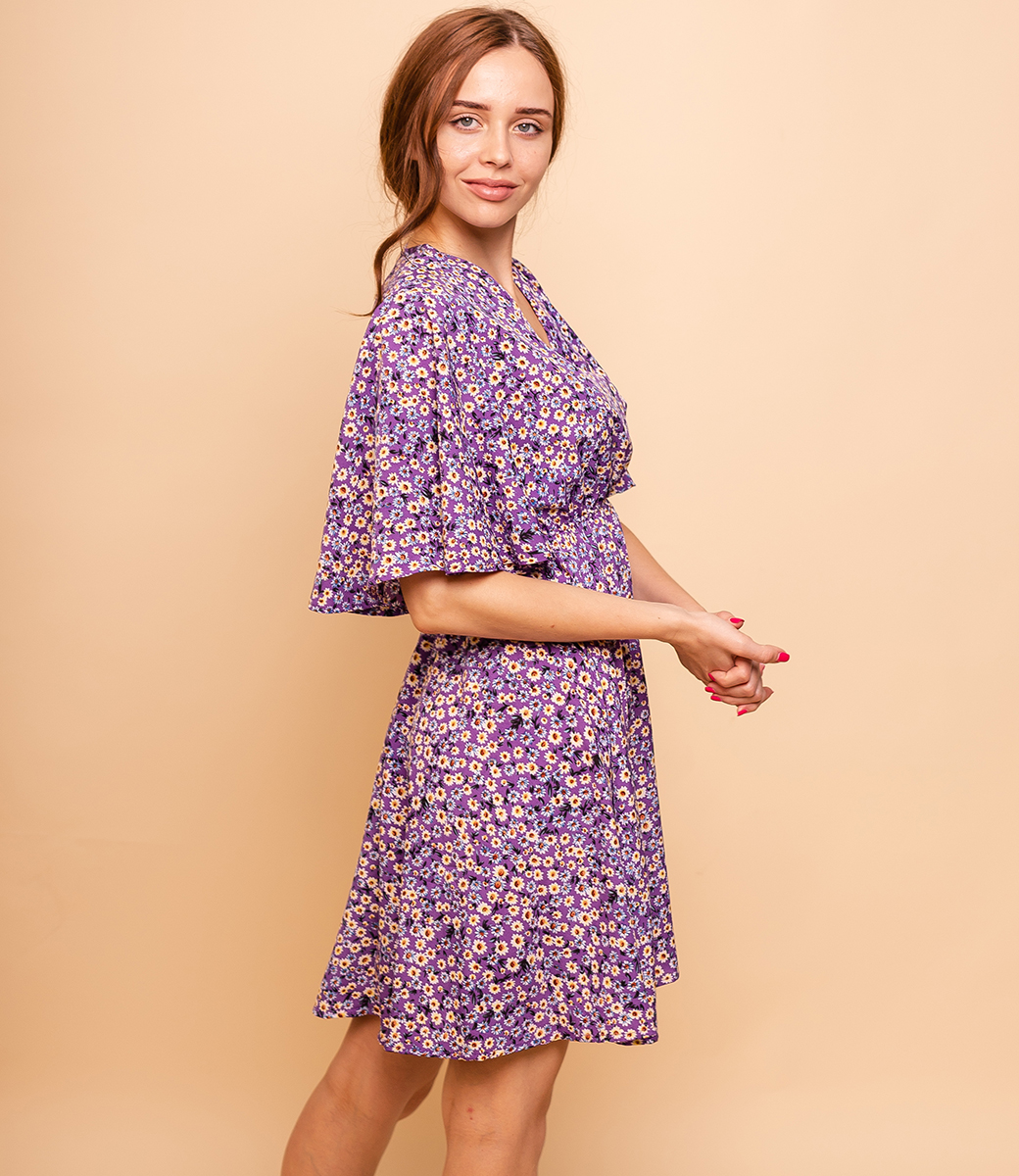 Платье #КТ5065, фиолетовый - фото 4