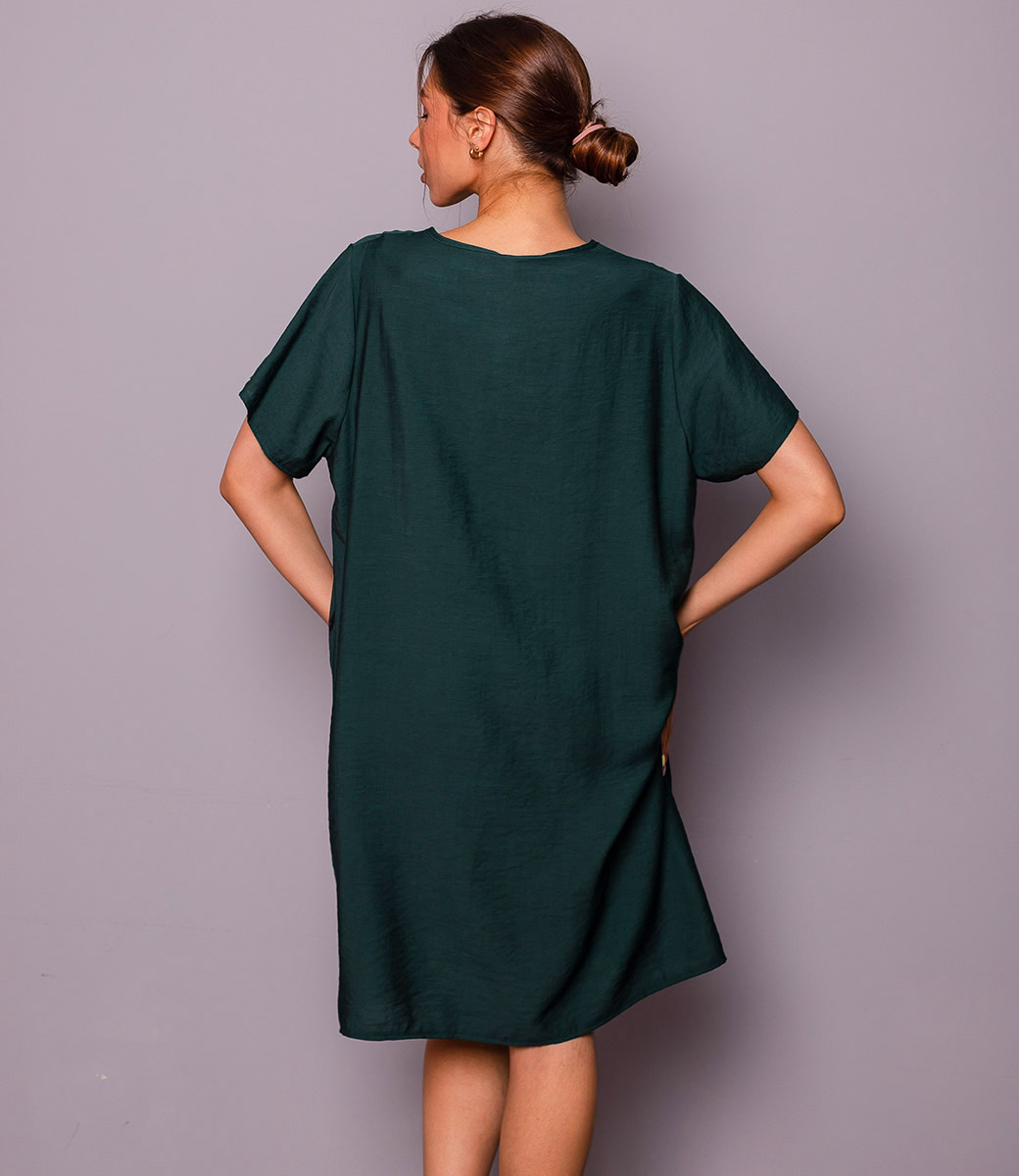 Платье #КТ9903, зелёный - фото 3