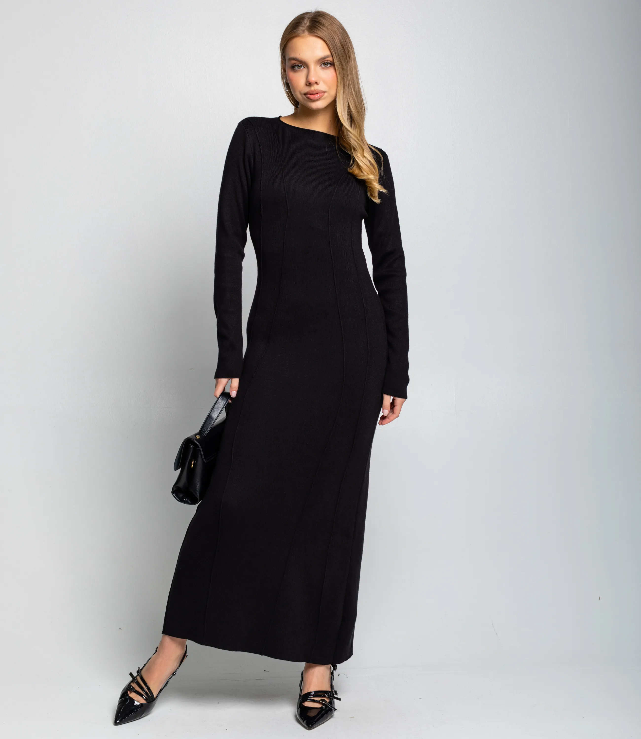 Платье #КТ25114, чёрный - фото 2