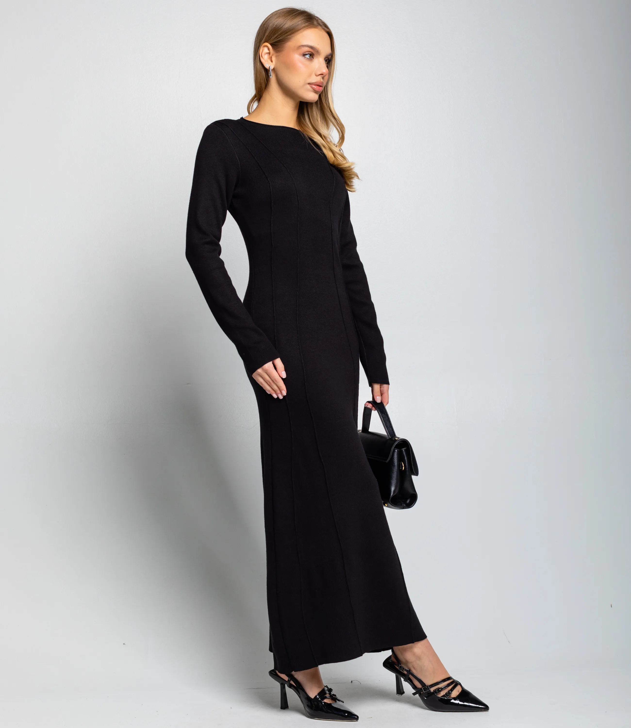 Платье #КТ25114, чёрный - фото 3