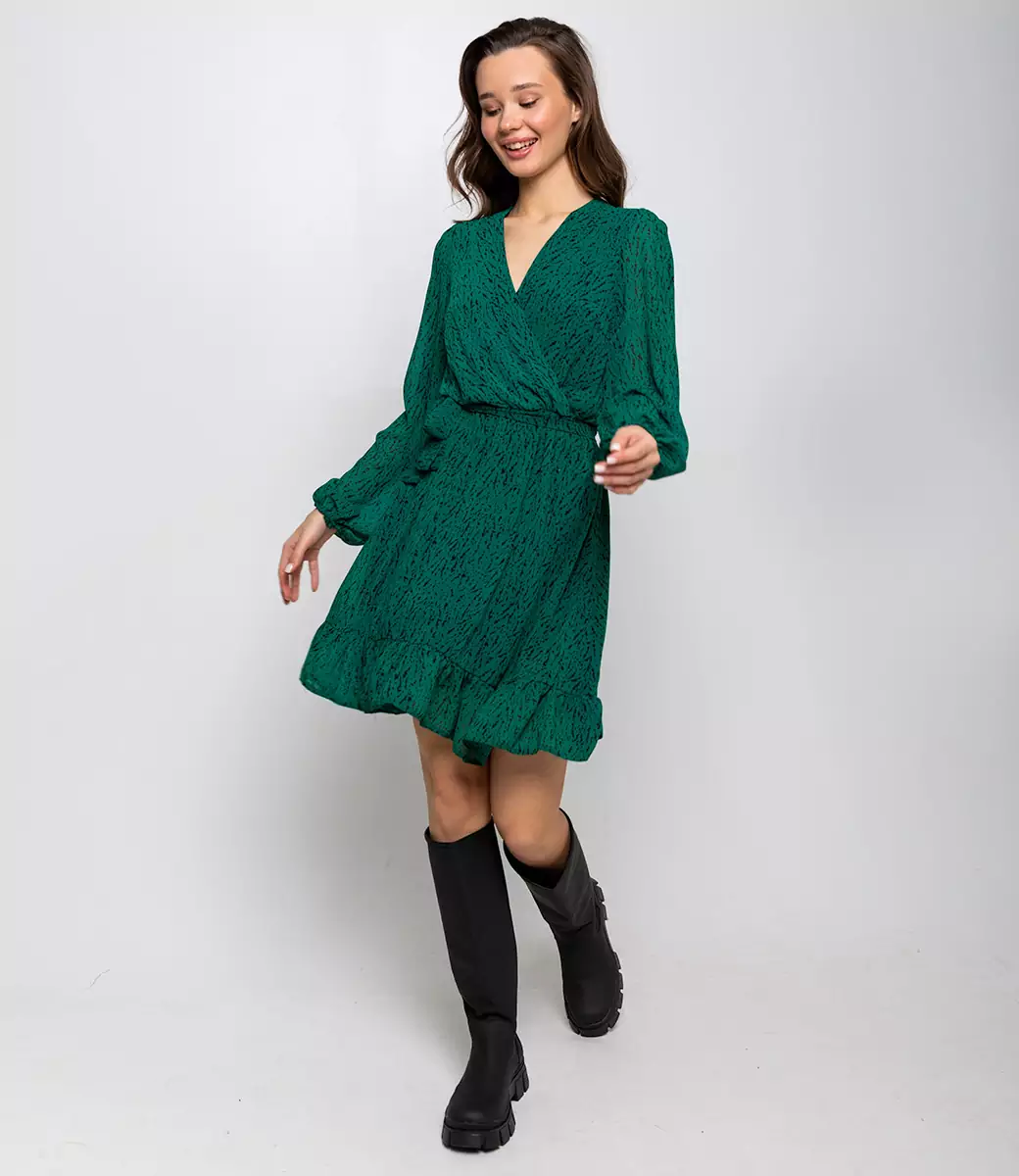 Платье #БШ1715, зеленый