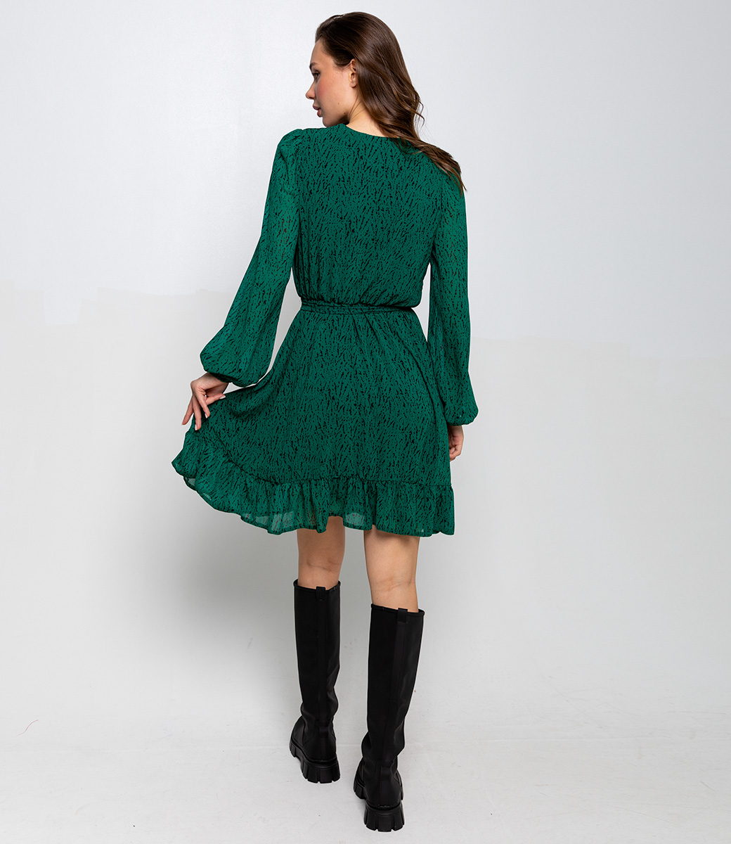 Платье #БШ1715, зелёный - фото 4