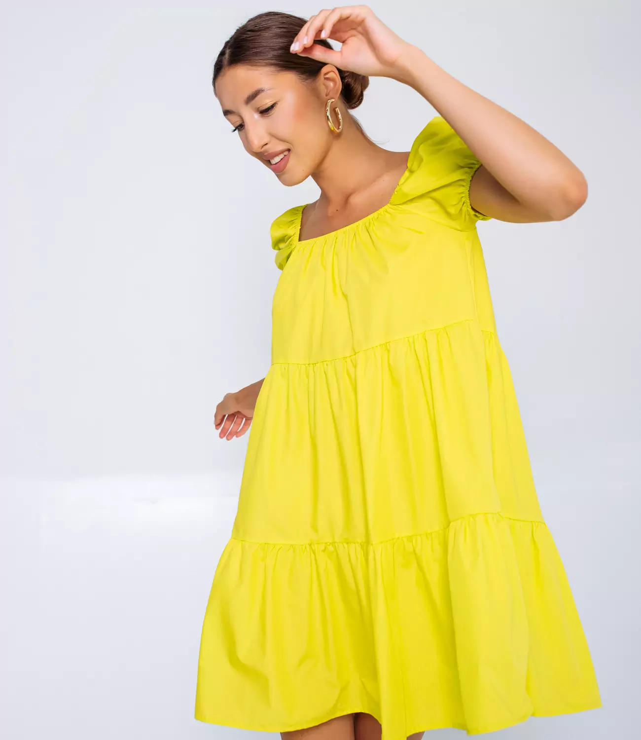 Платье #КТ11001, желтый