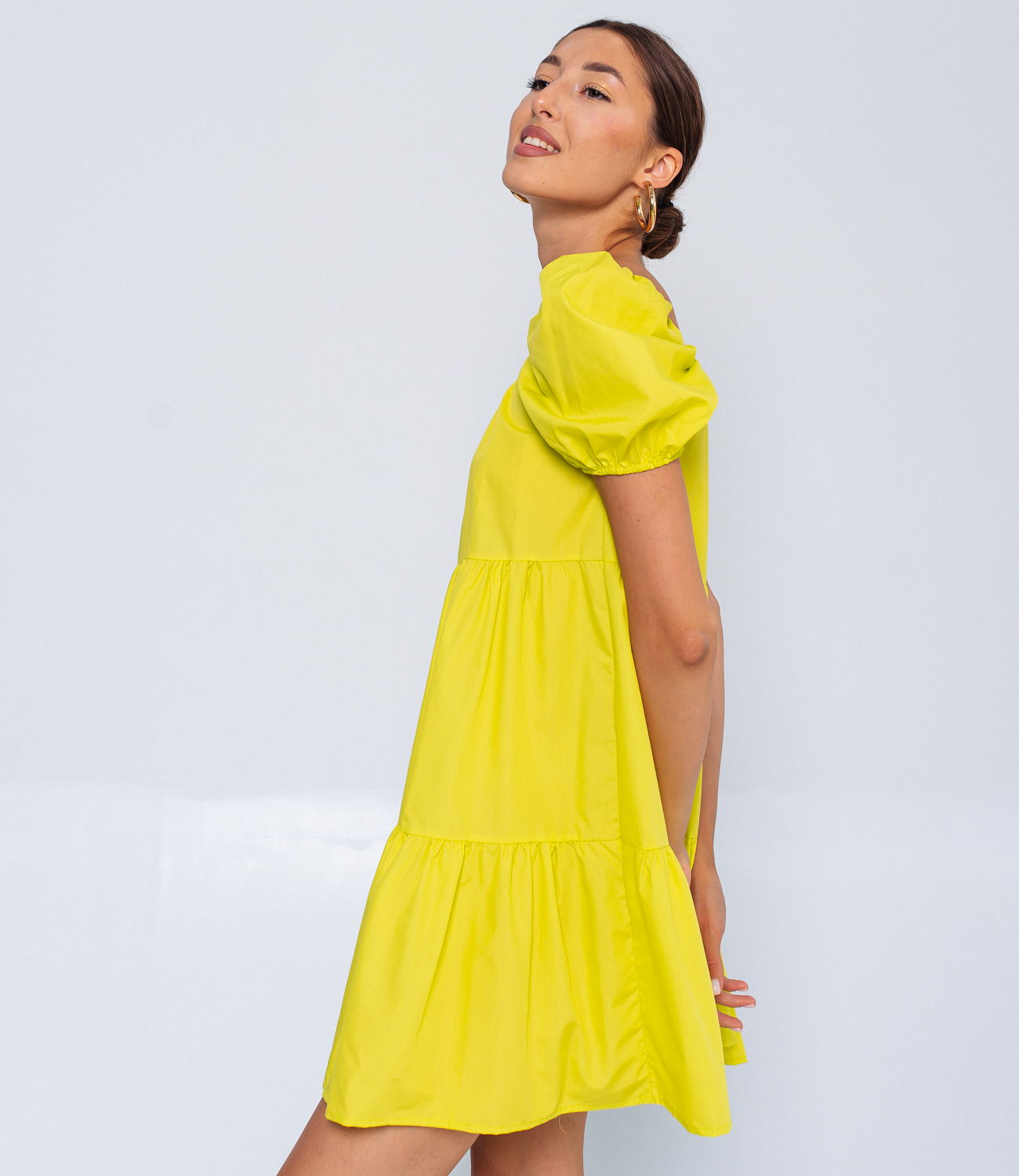 Платье #КТ11001, желтый - фото 5