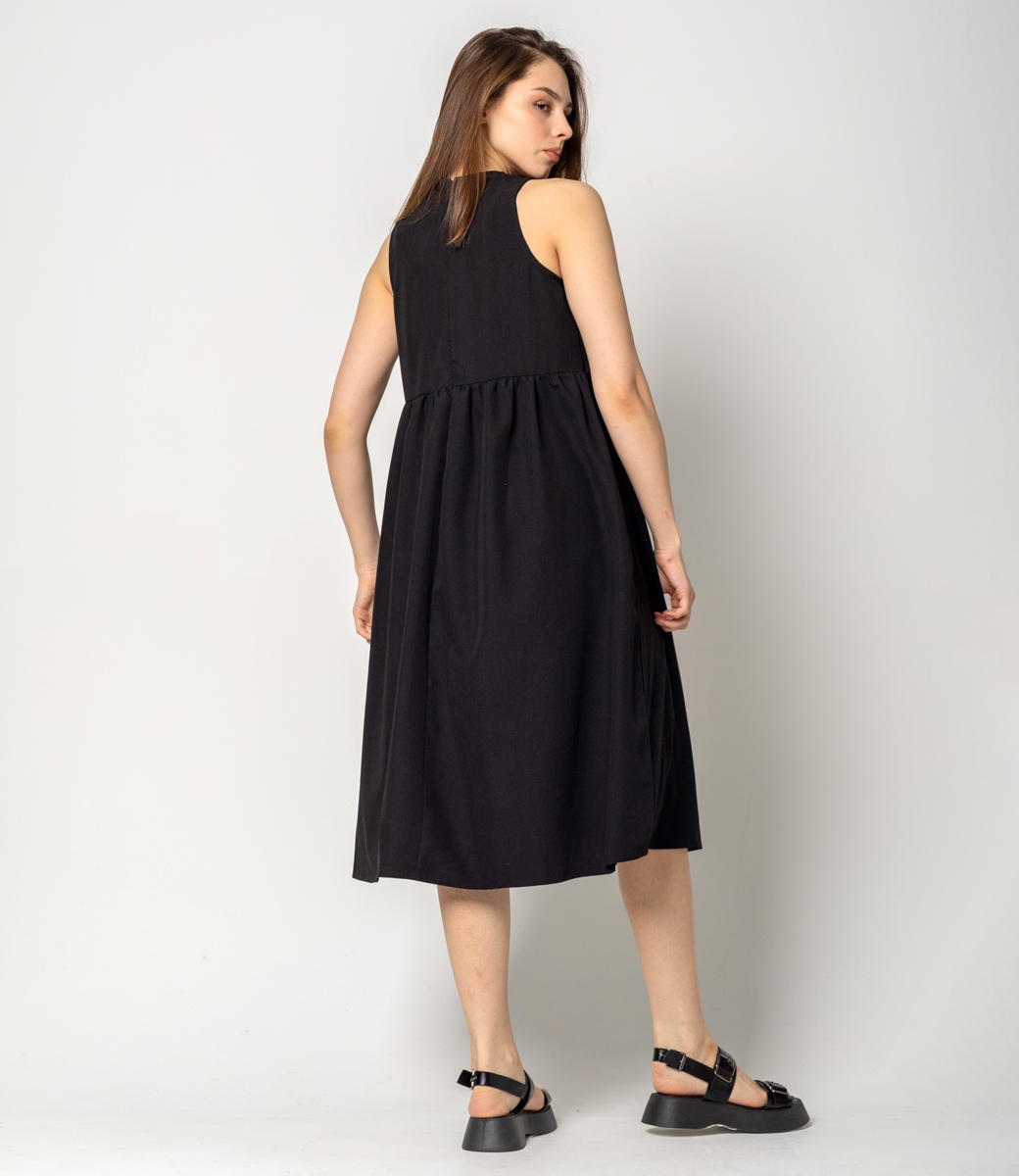 Платье #КТ21371, черный - фото 3