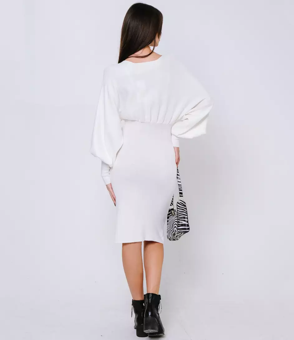 Платье #КТ21981, белый - фото 3