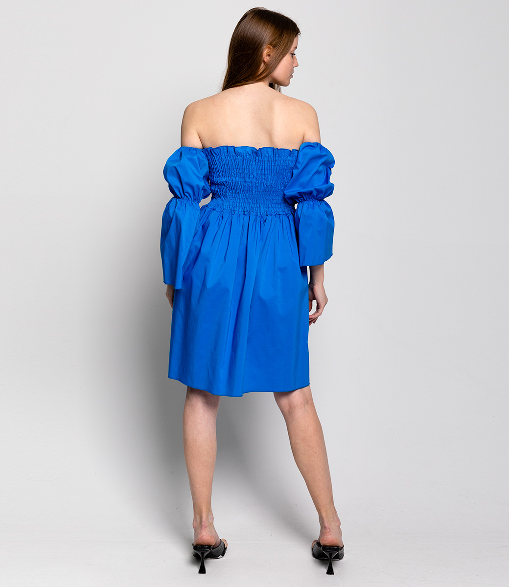 Платье #ОБШ1769, синий - фото 4