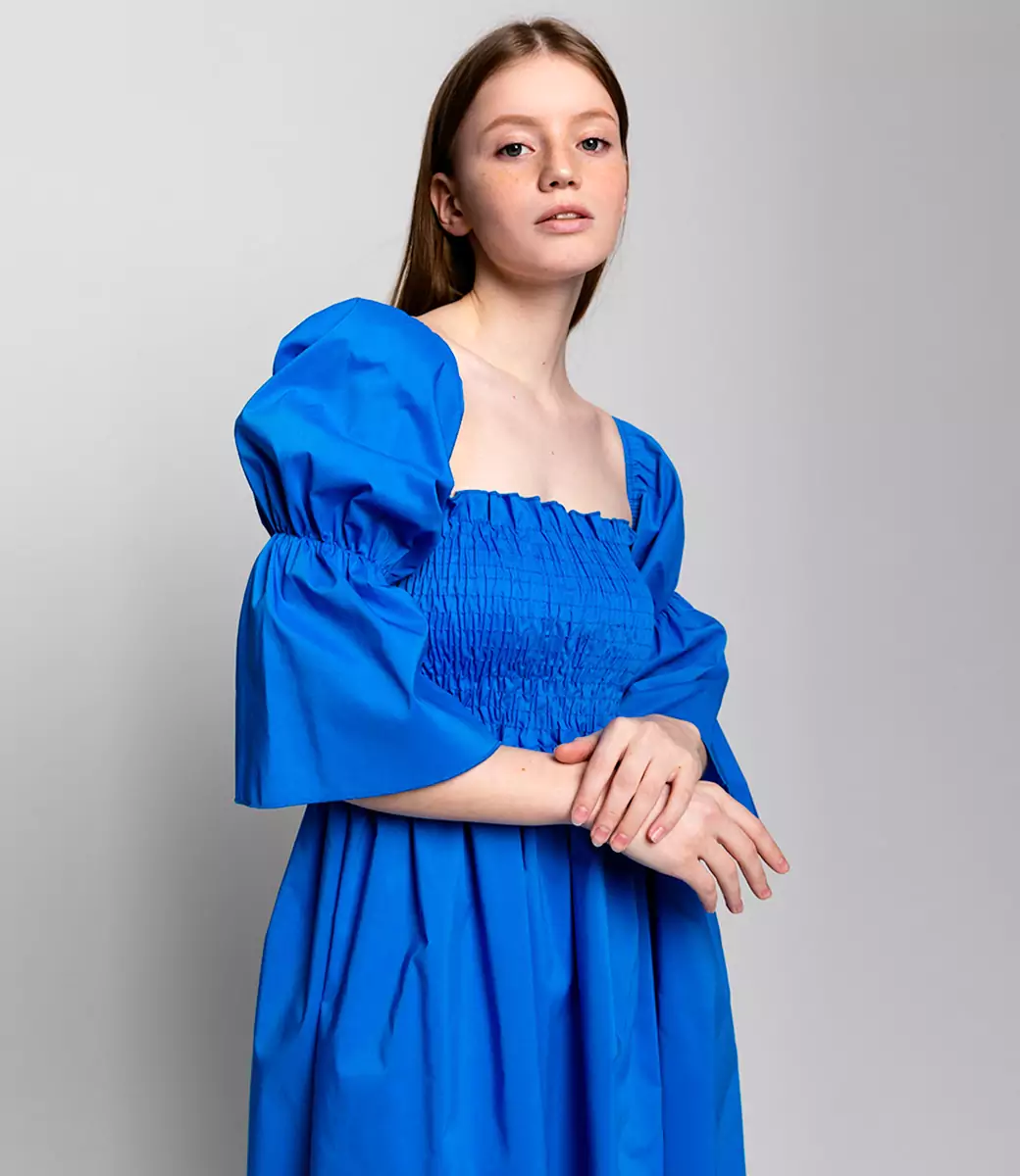 Платье #ОБШ1769, синий - фото 5