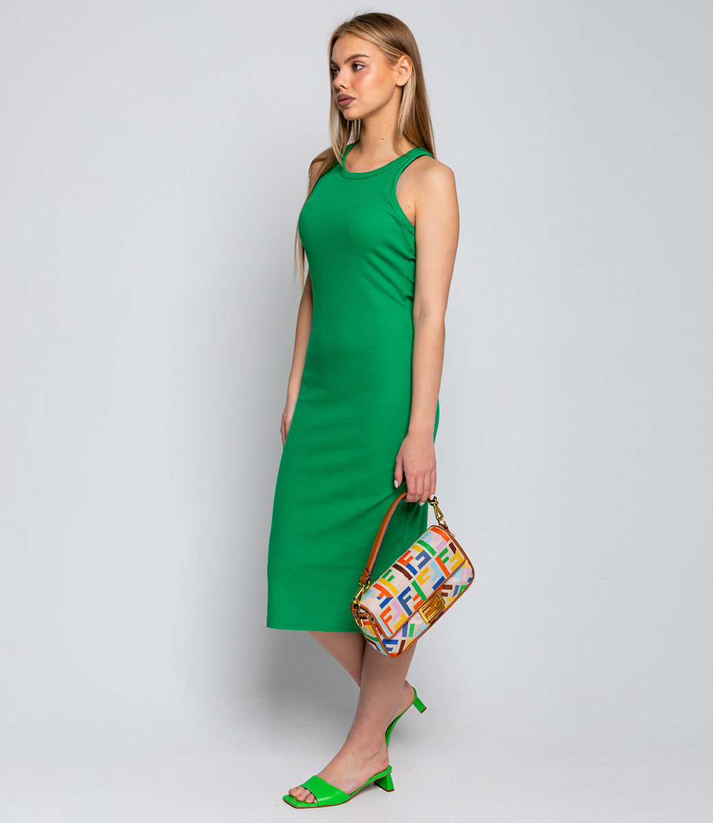 Платье #КТ2263 (1), зелёный - фото 2
