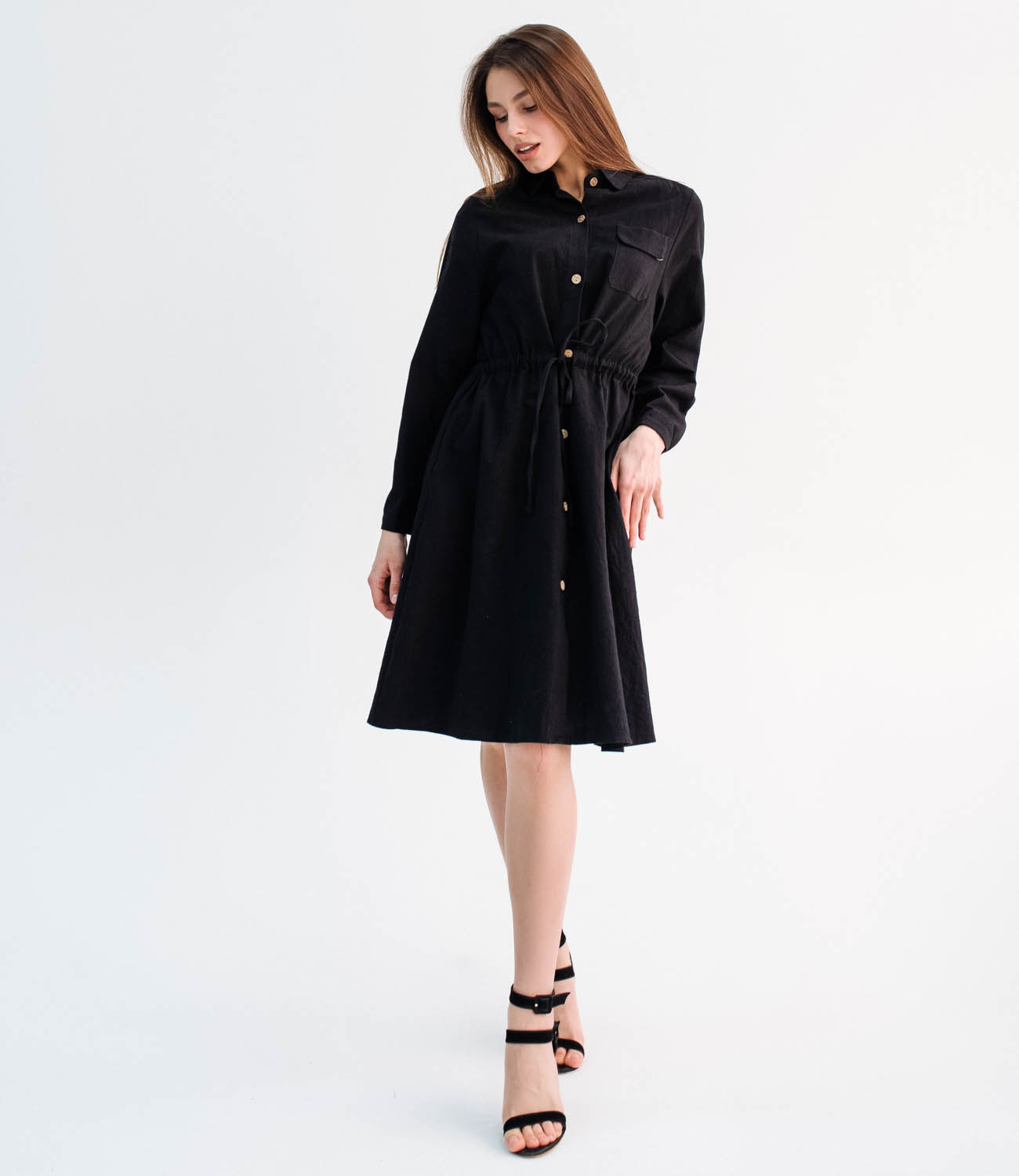Платье #8808 (2), чёрный - фото 2