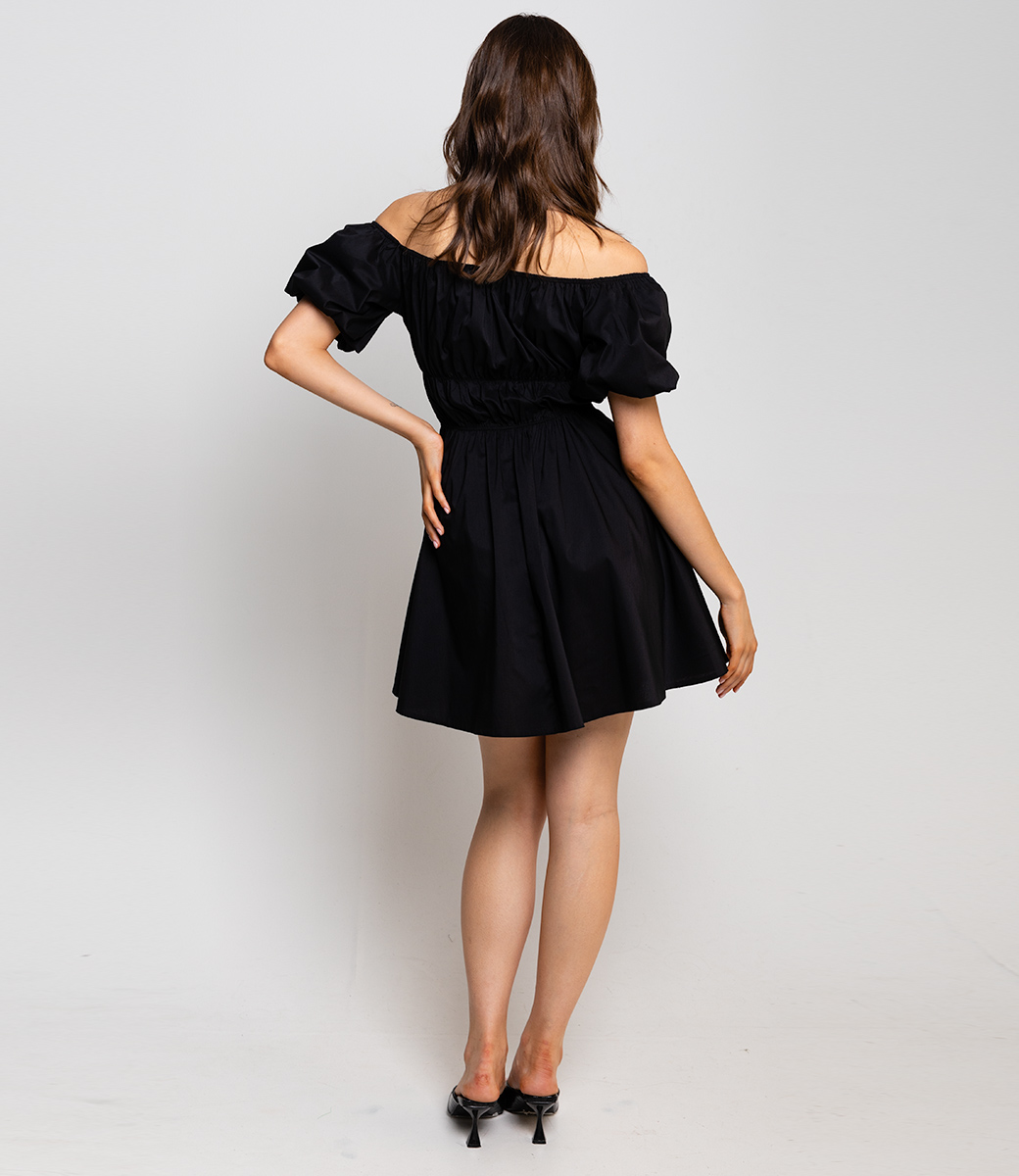Платье #БШ1830, чёрный - фото 4