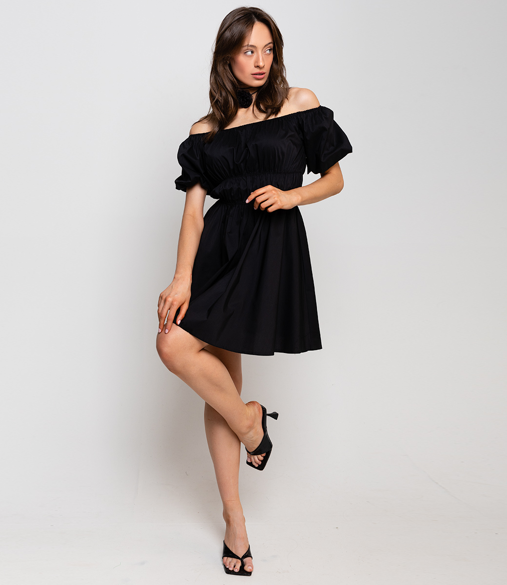 Платье #БШ1830, чёрный - фото 2