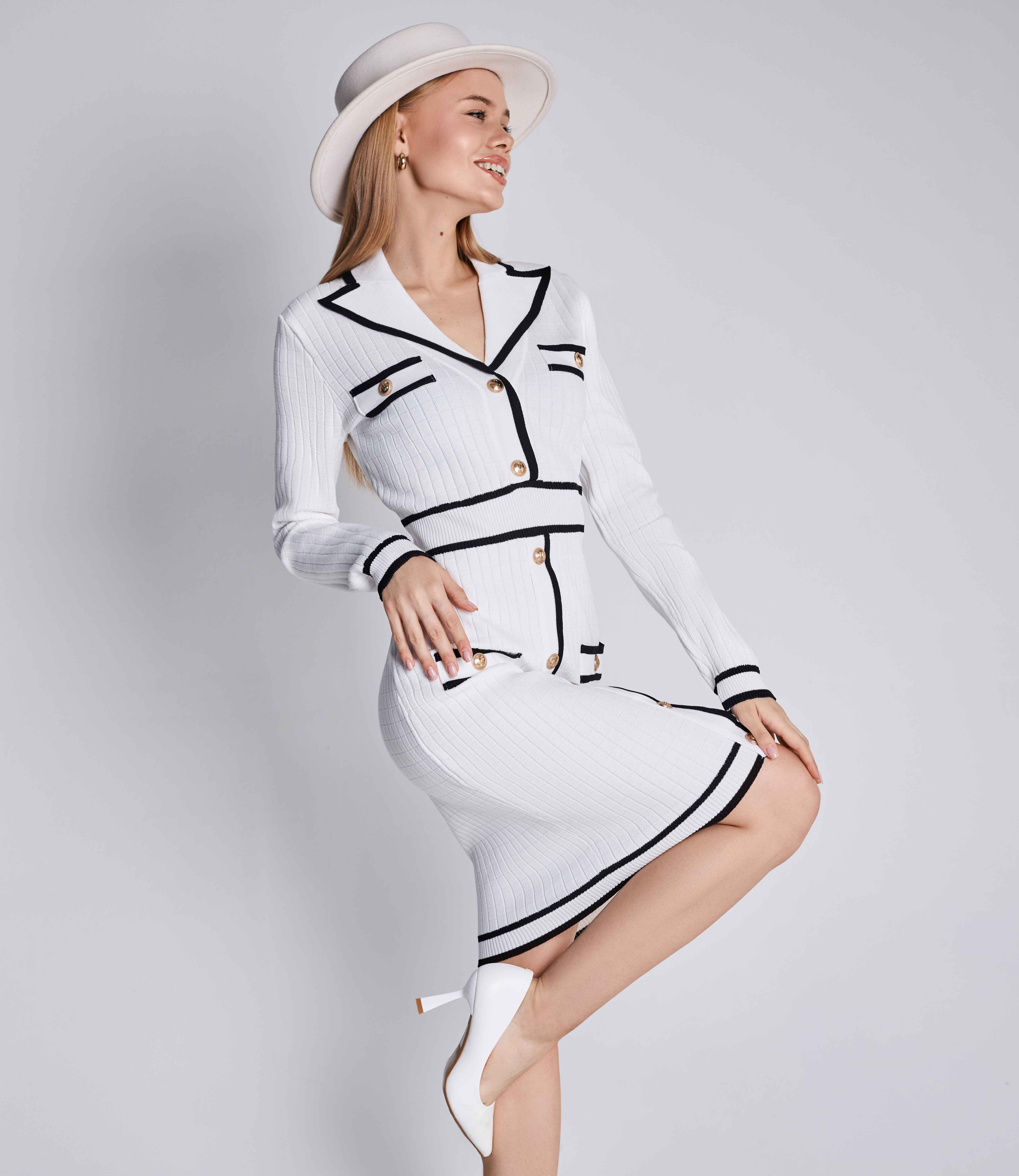 Платье #КТ1801 (1), белый - фото 3