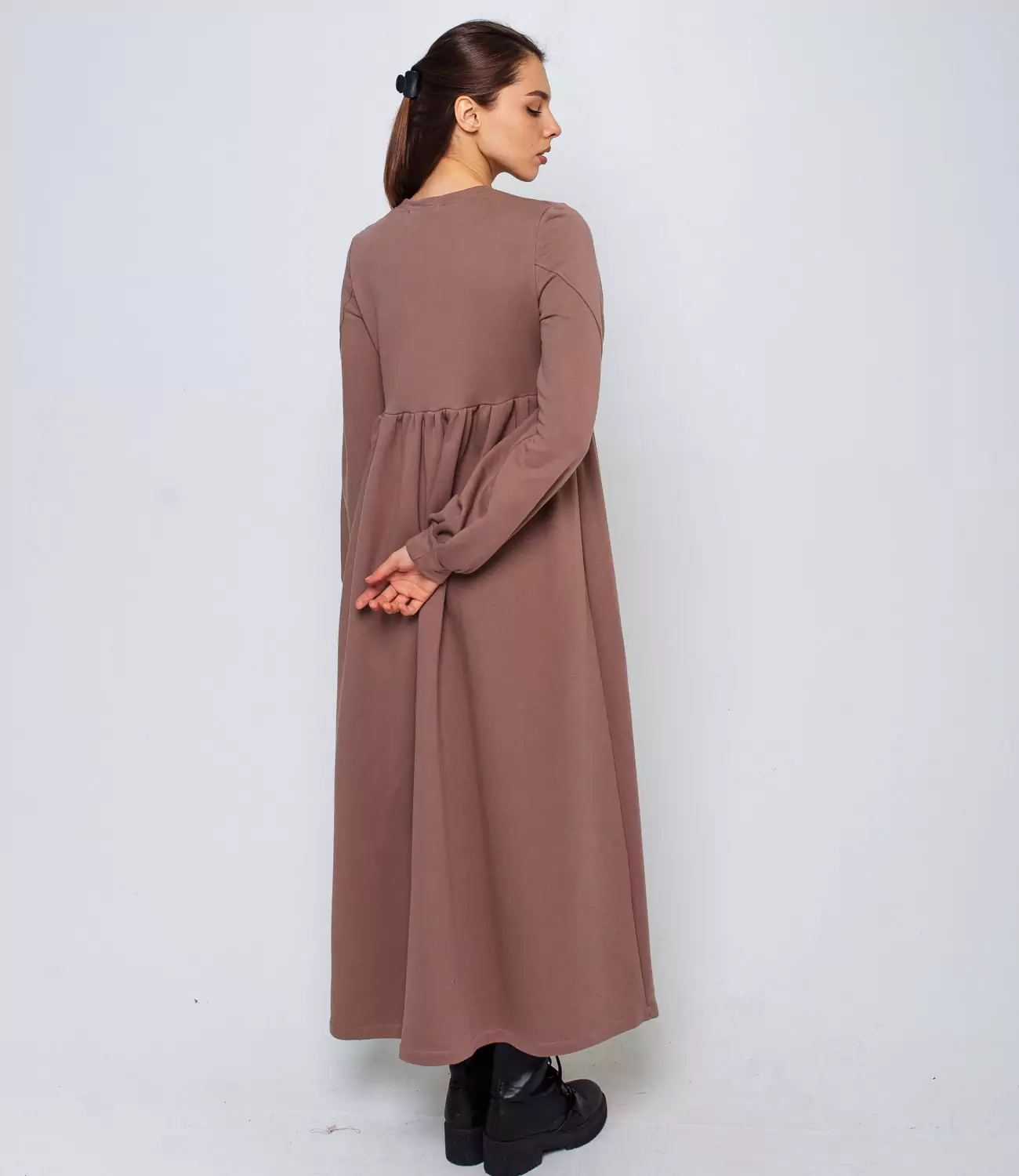 Платье #БШ1655, коричневый - фото 3
