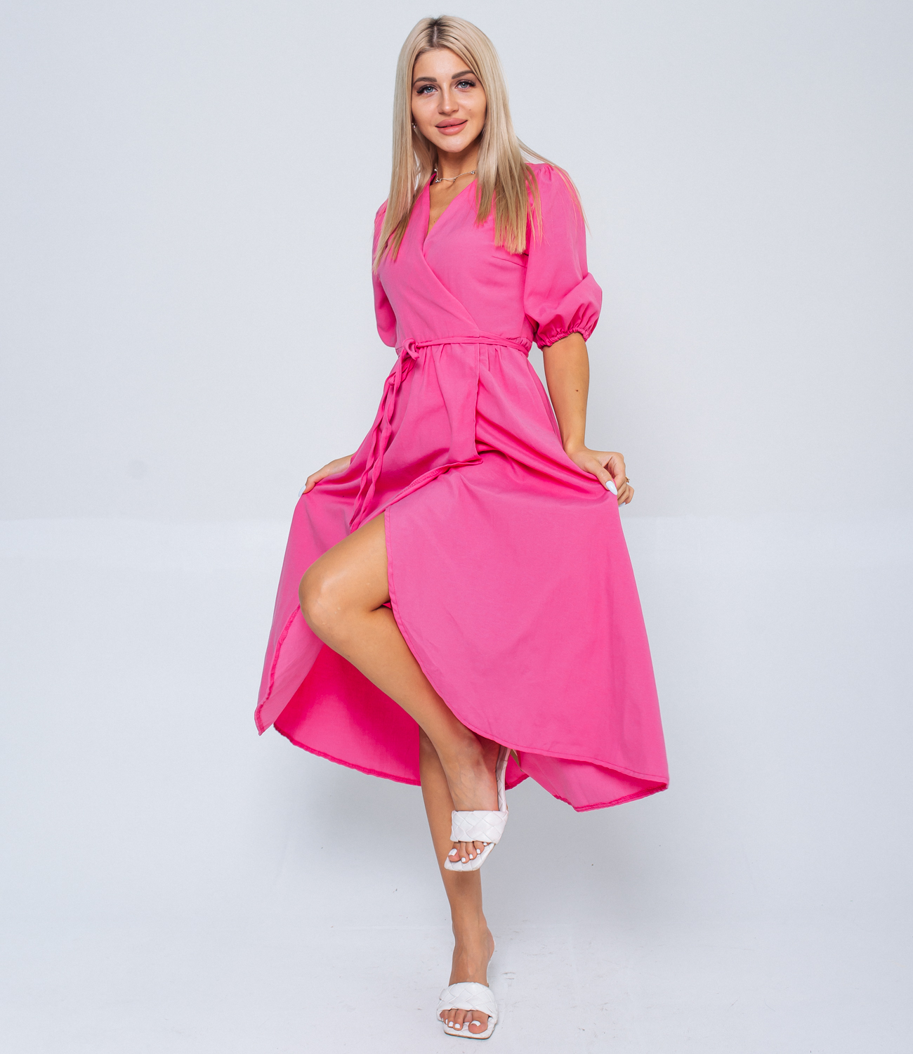 Платье #БШ1521, розовый