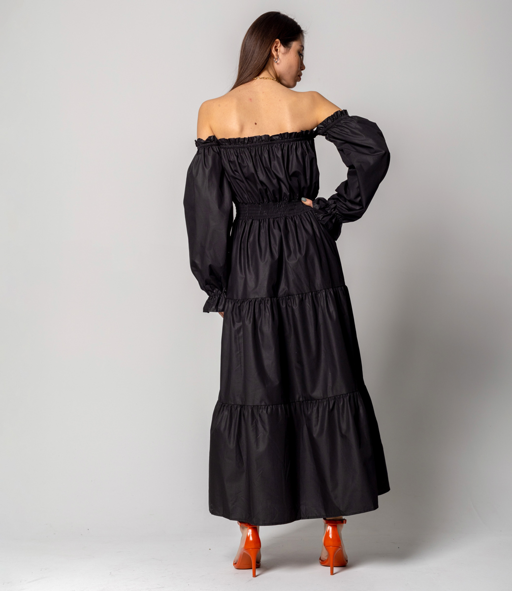 Платье #КТ5302, черный - фото 3