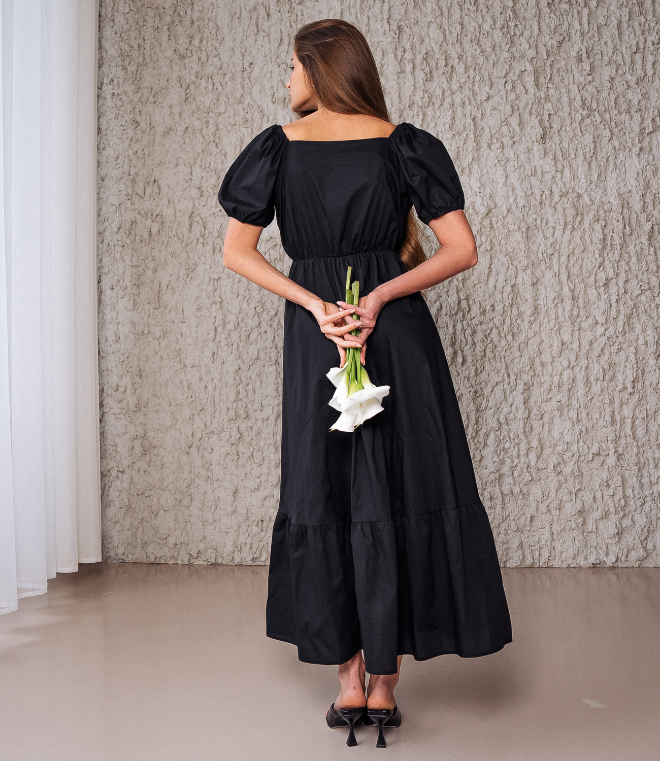 Платье #КТ23012, чёрный - фото 4