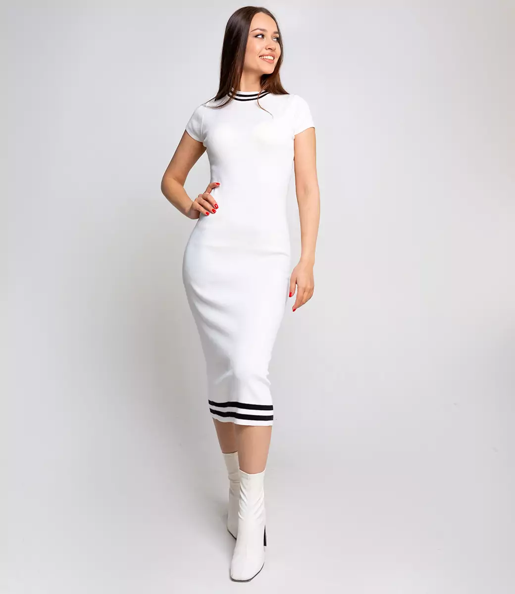 Платье #КТ8284, белый - фото 1