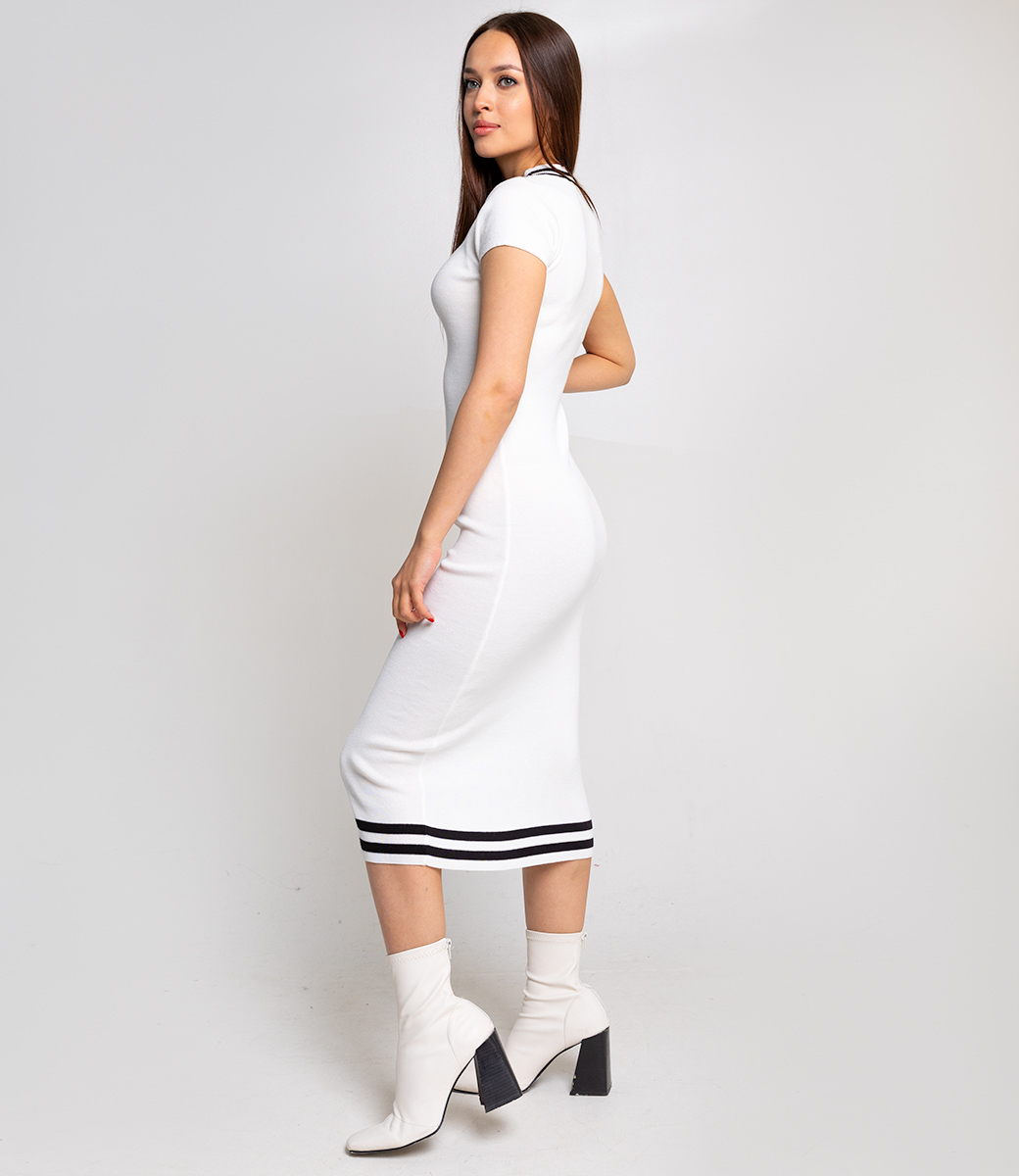 Платье #КТ8284, белый - фото 2