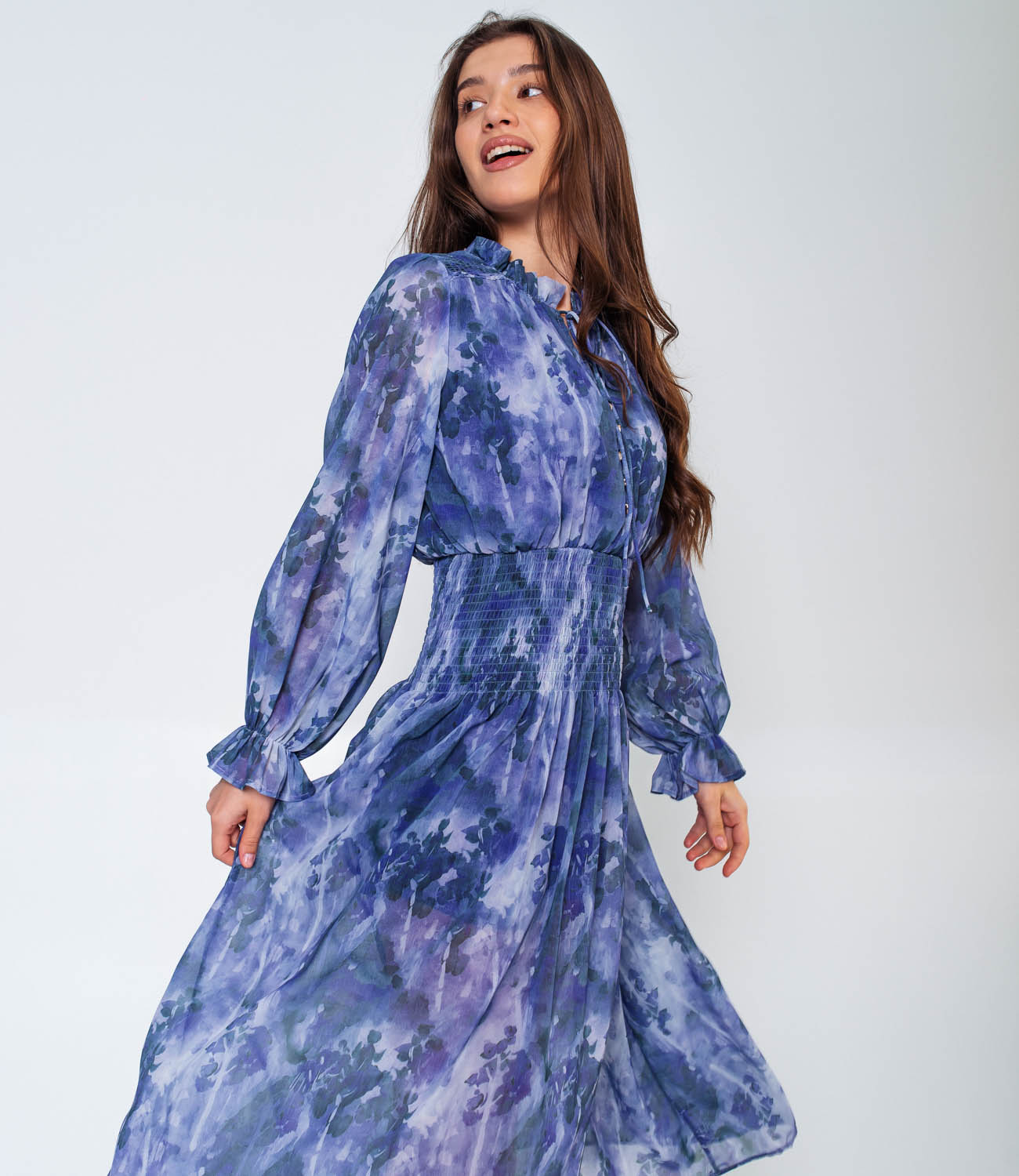 Платье #КТ8251, фиолетовый - фото 5