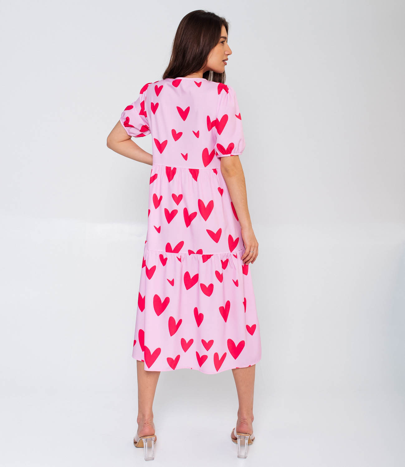 Платье #КТ135, розовый - фото 3