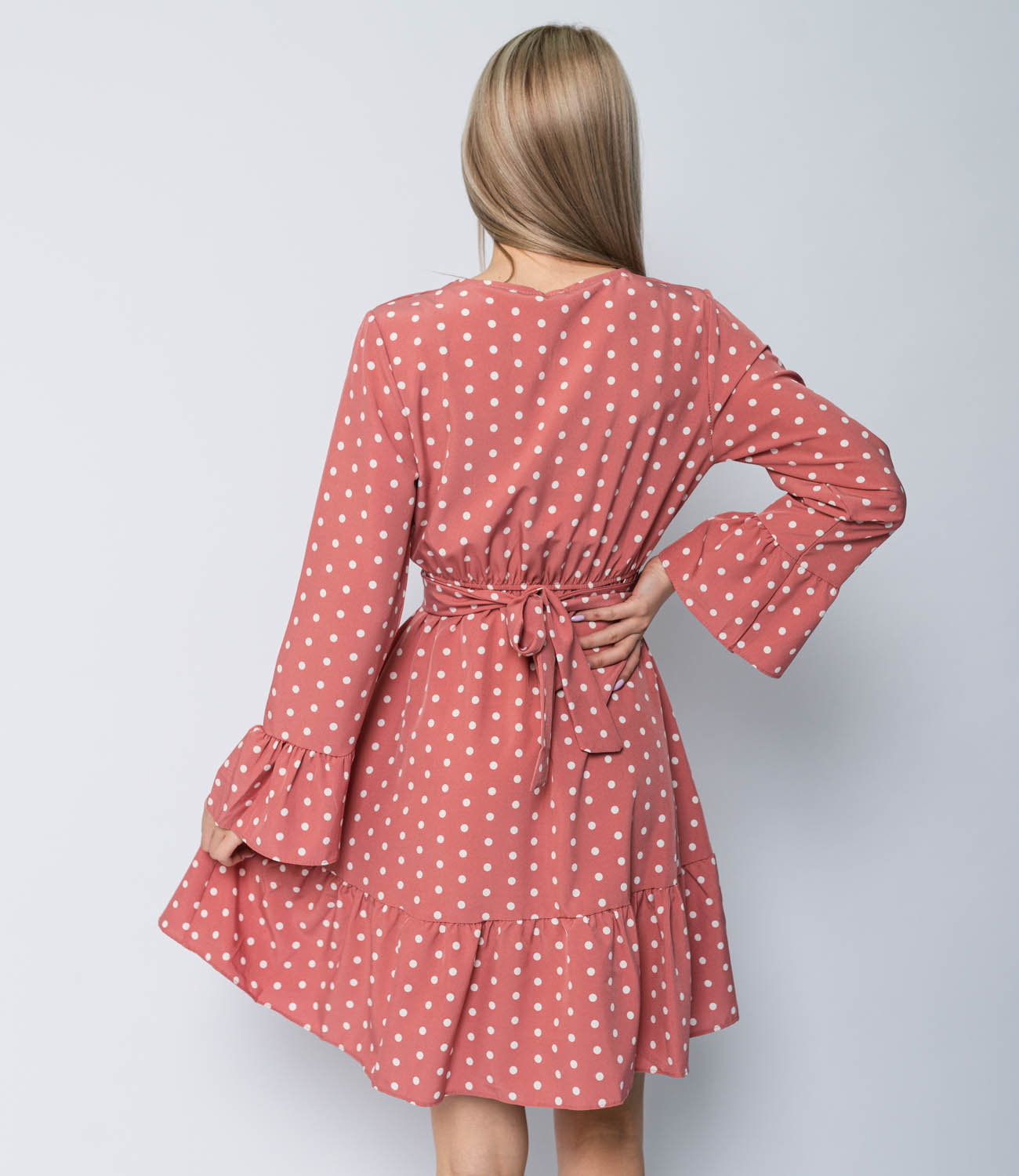 Платье #748, розовый - фото 4