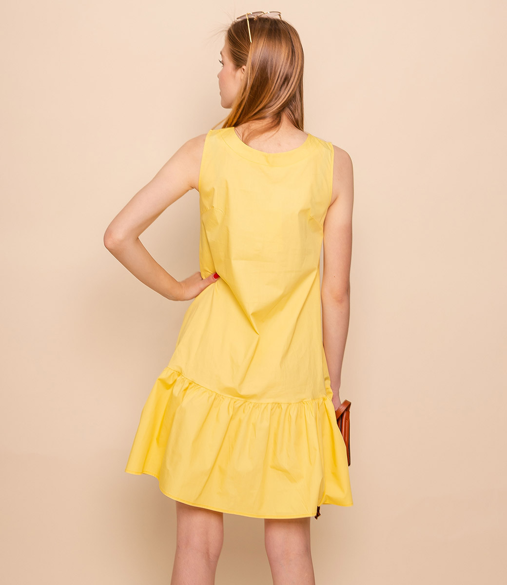 Платье #КТ633, жёлтый - фото 3