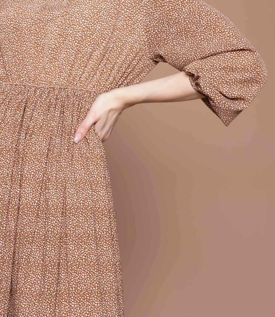 Платье #1173*, коричневый - фото 5