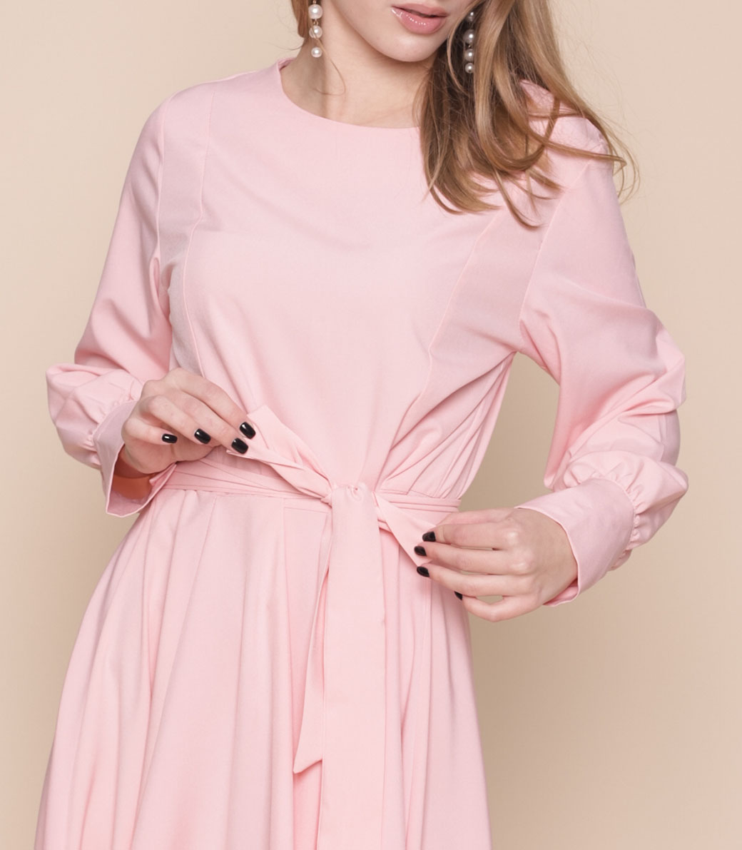 Платье #642, розовый - фото 5