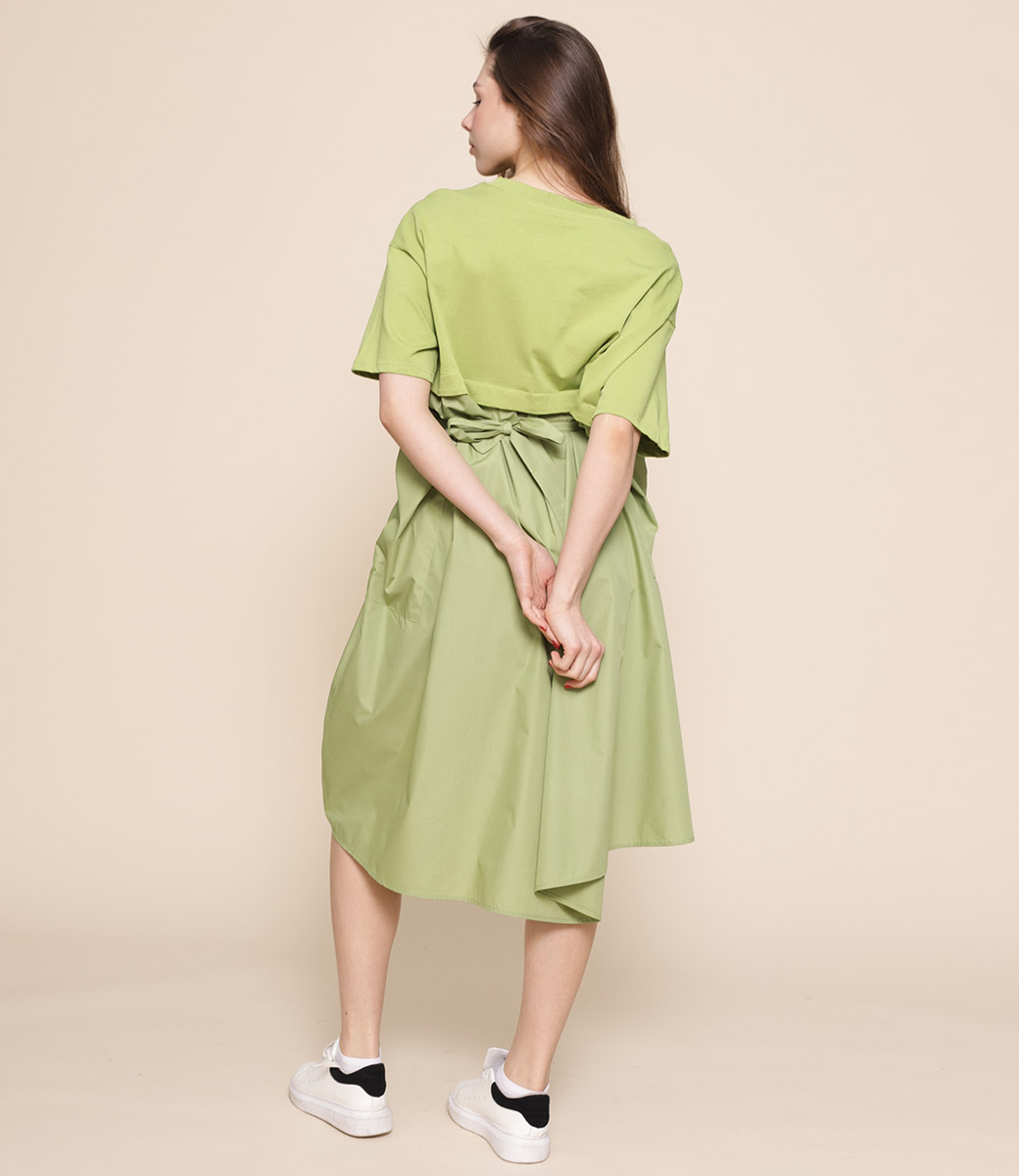 Платье #5/2, зелёный - фото 4