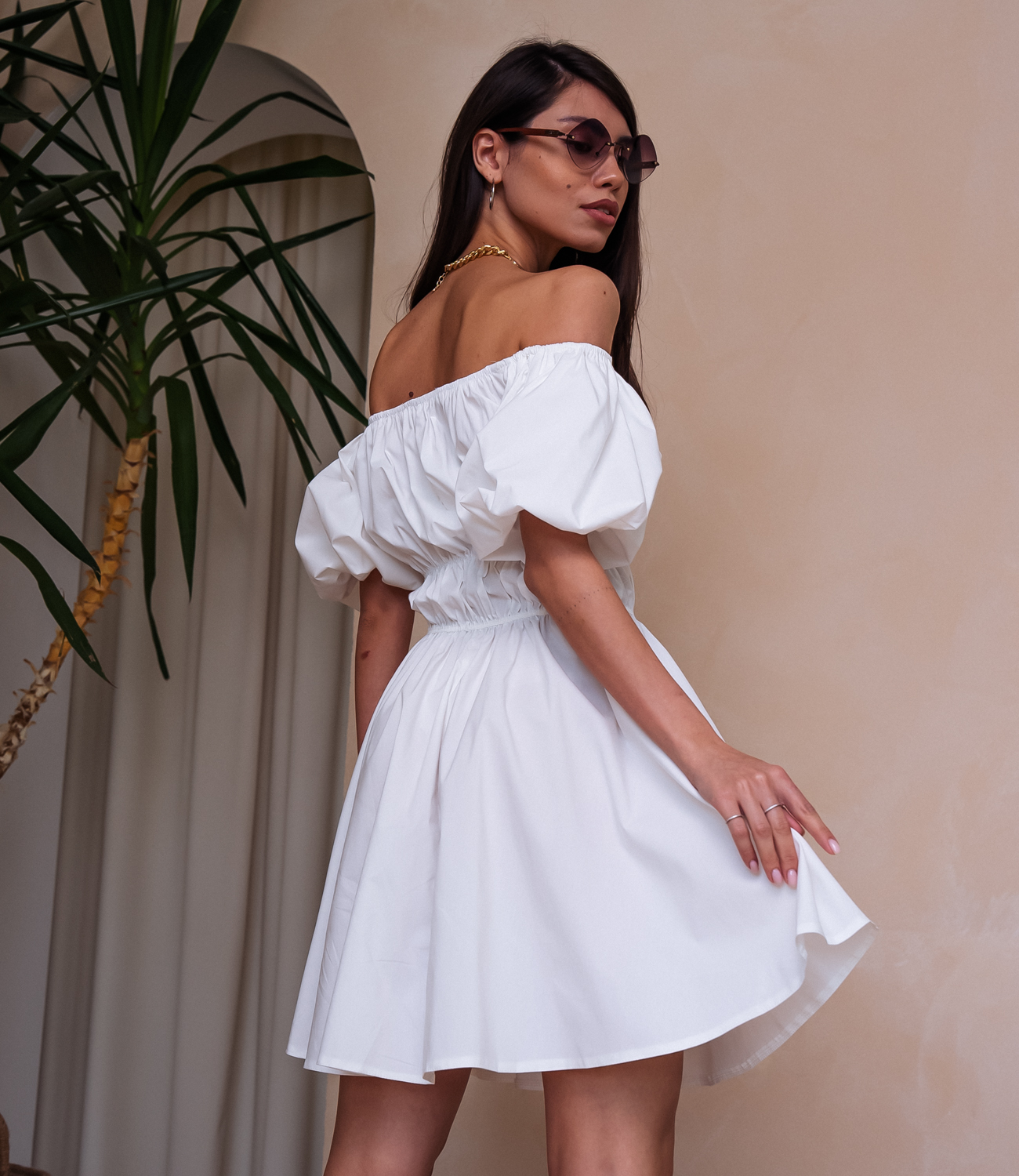 Платье #БШ1830, белый - фото 4