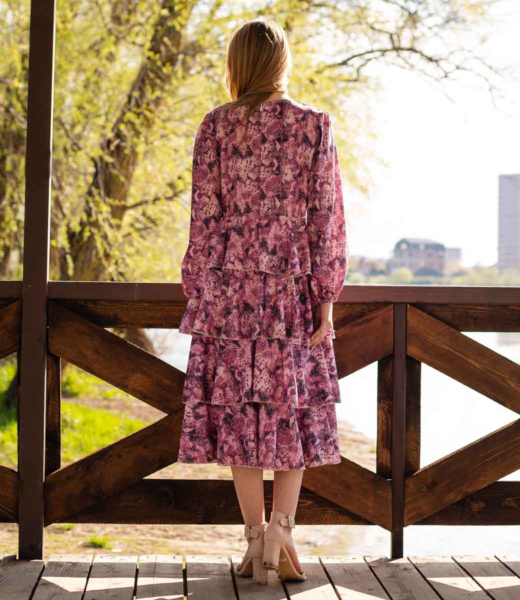 Платье #8031 (1), розовый - фото 4