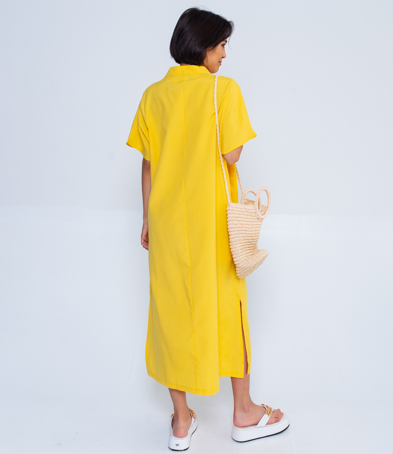 Платье #БШ1439, желтый - фото 4