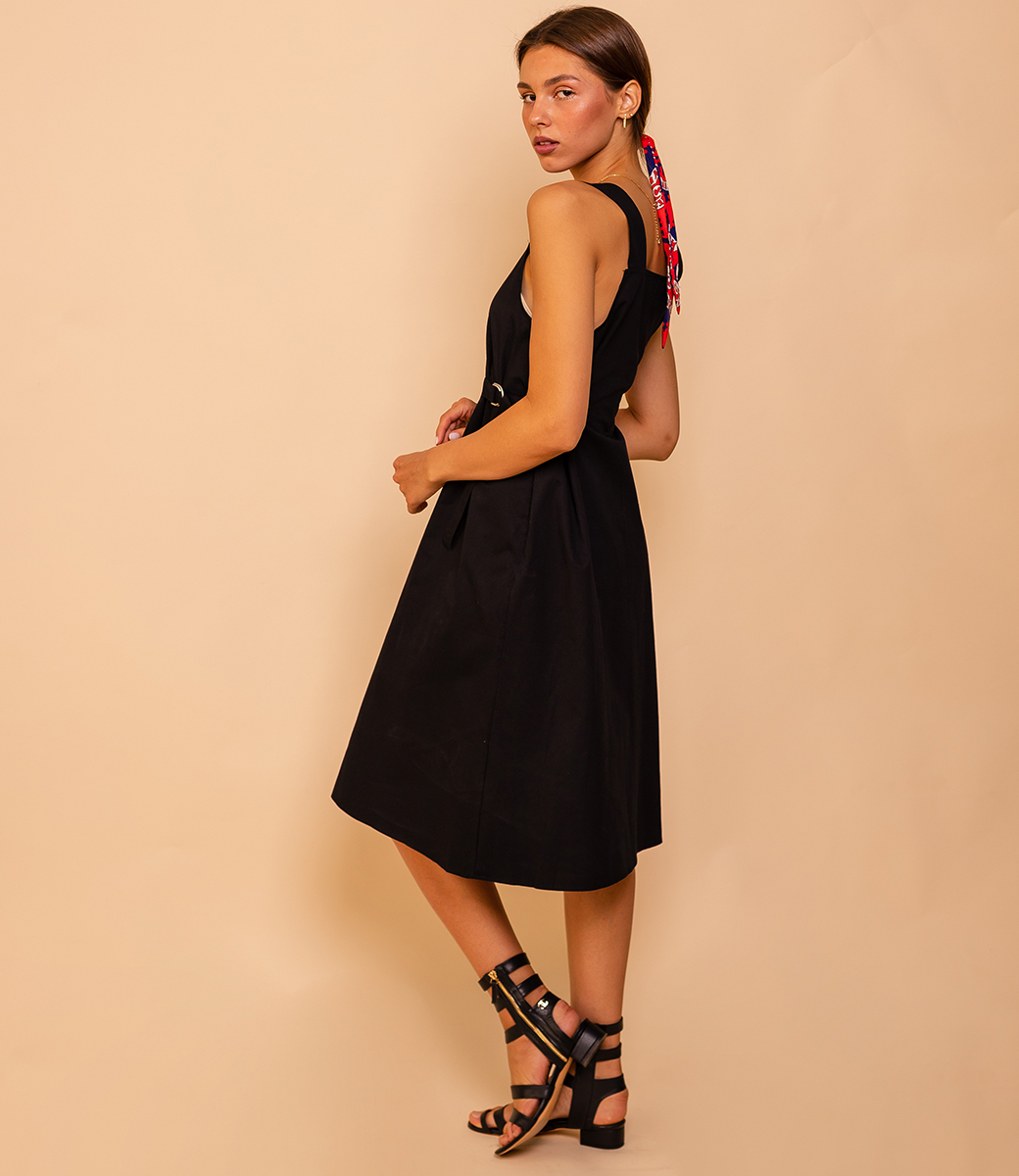 Платье #КТ219, Чёрный - фото 2