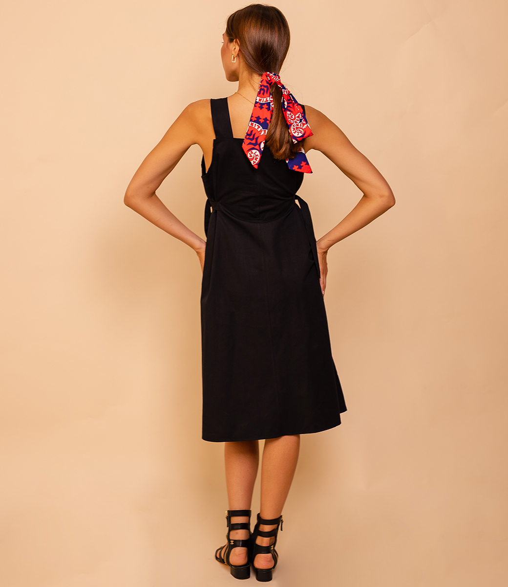 Платье #КТ219, Чёрный - фото 3