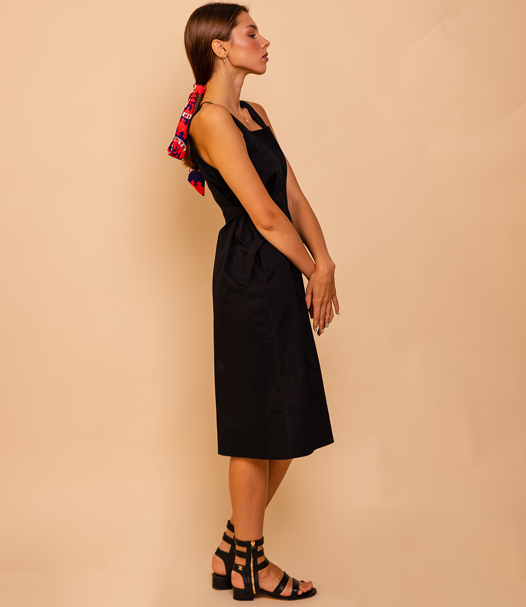 Платье #КТ219, Чёрный - фото 4