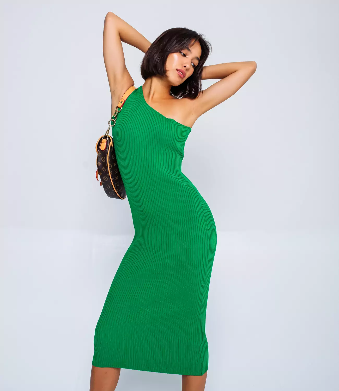 Платье #КТ22101, зеленый - фото 1